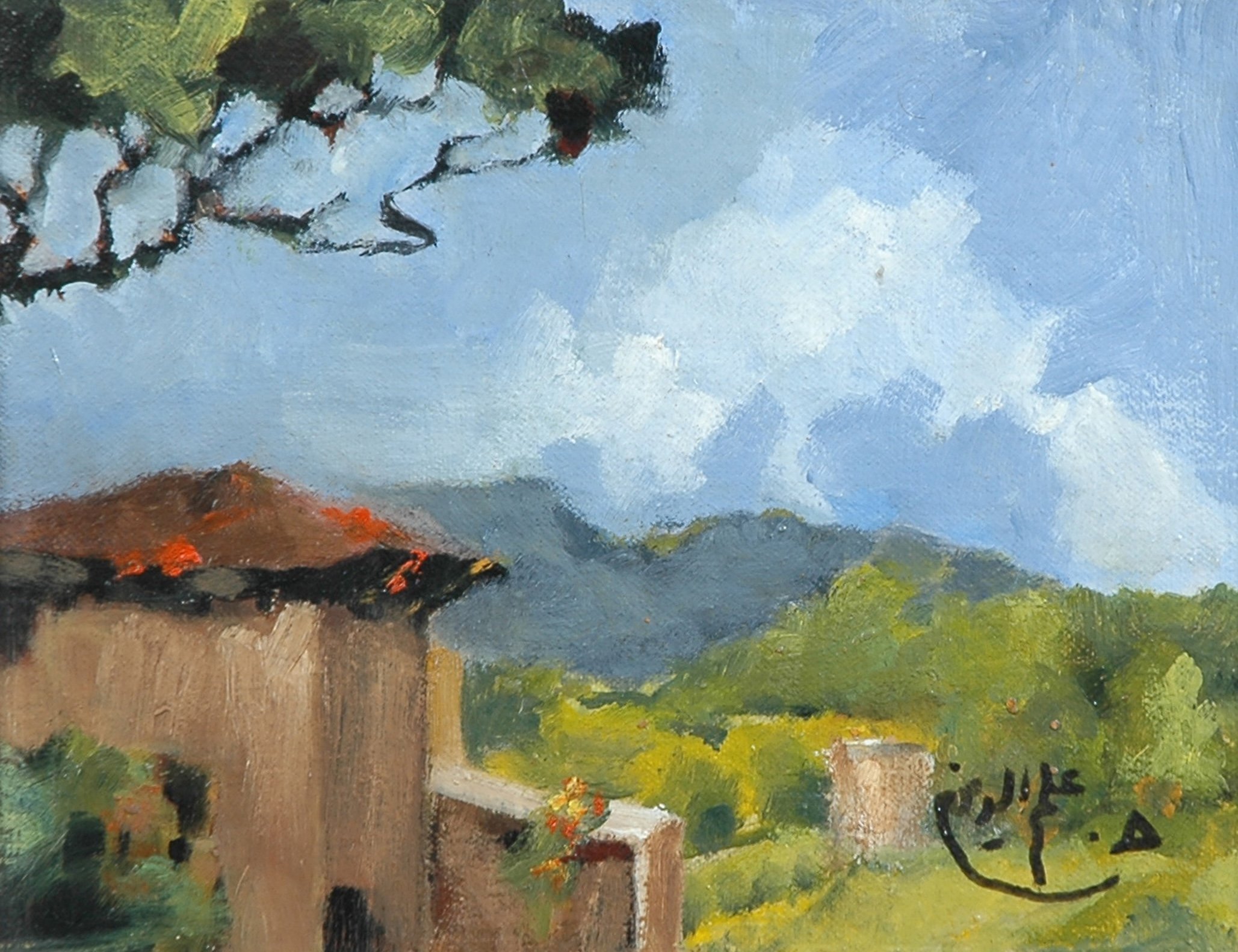 2006 - Oil on canvas - 49x60 cm - Painted with left hand