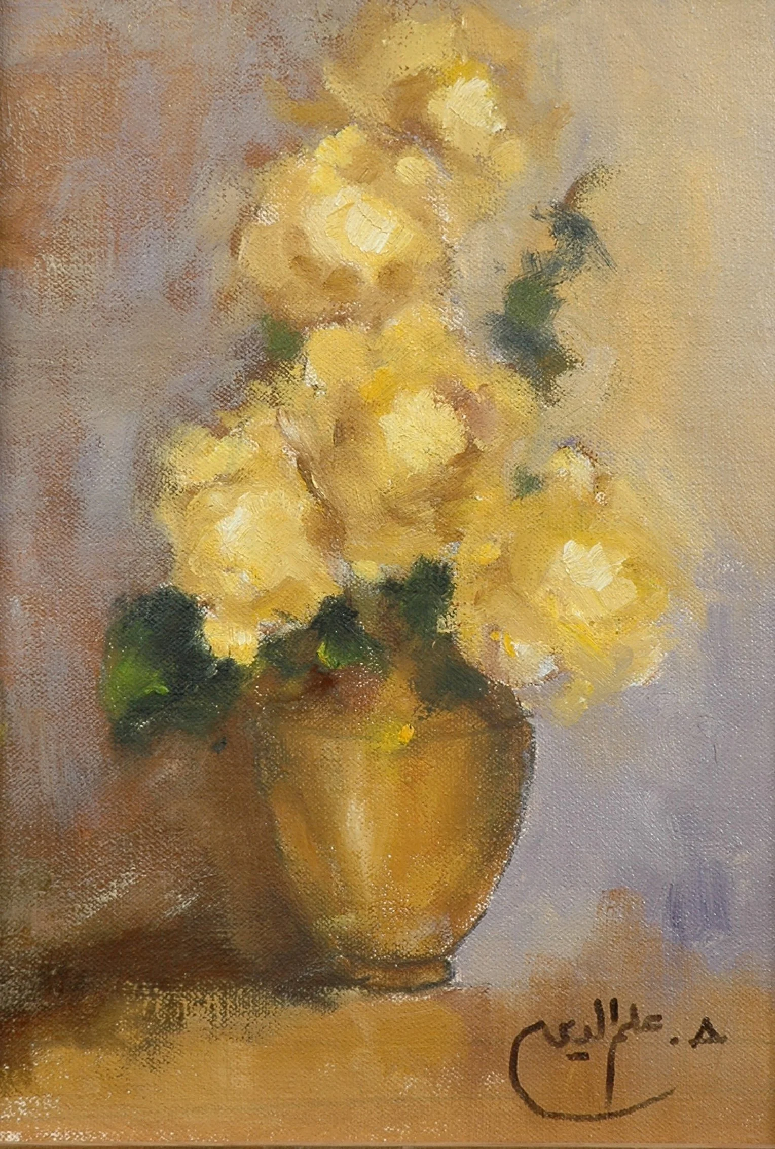 2004 - Oil on canvas - 22x30 cm - Painted with left hand