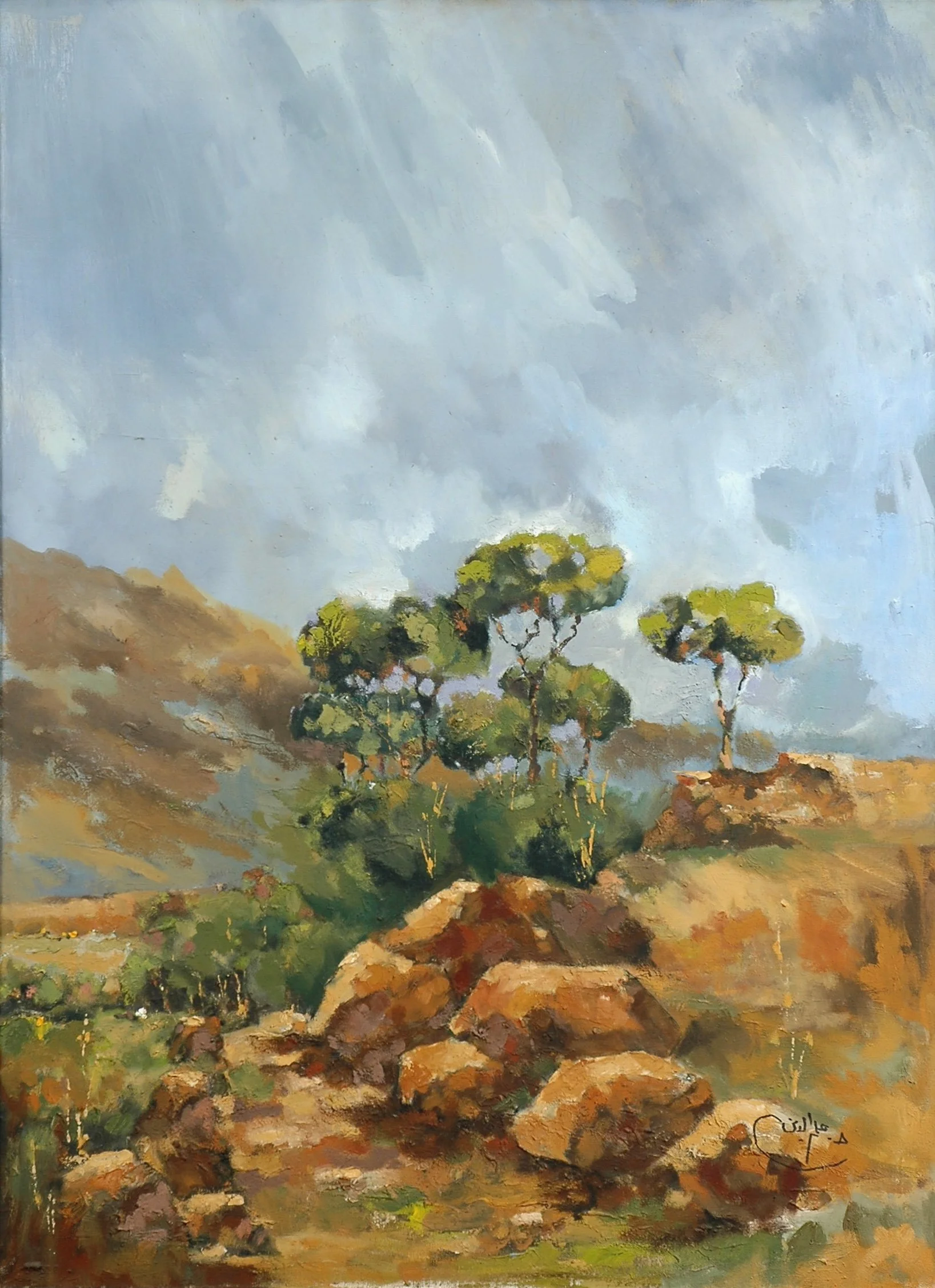 2004 - Oil on canvas - 86x117 cm - Painted with left hand