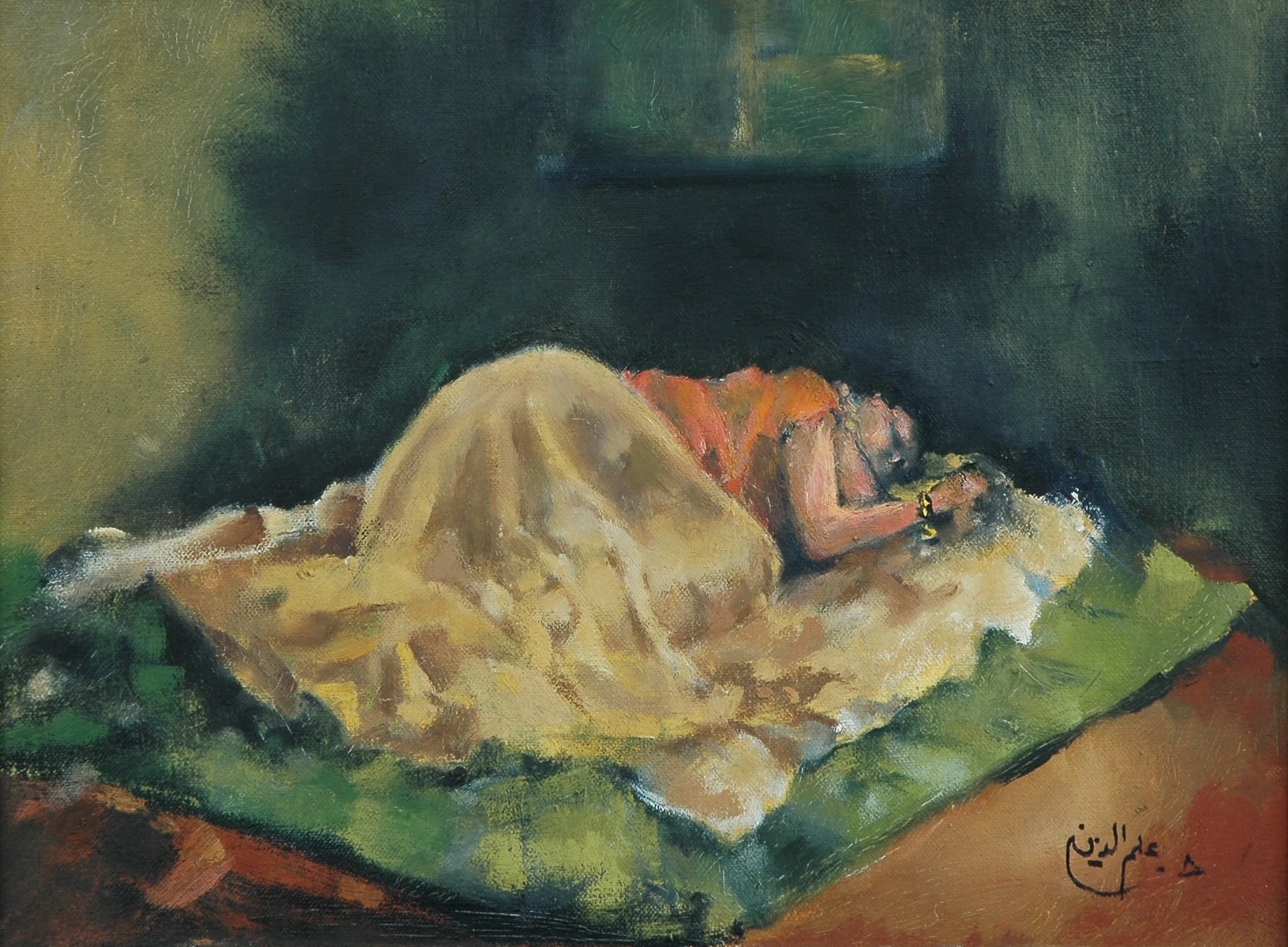 2005 - Oil on canvas - 40x30 cm - Painted with left hand