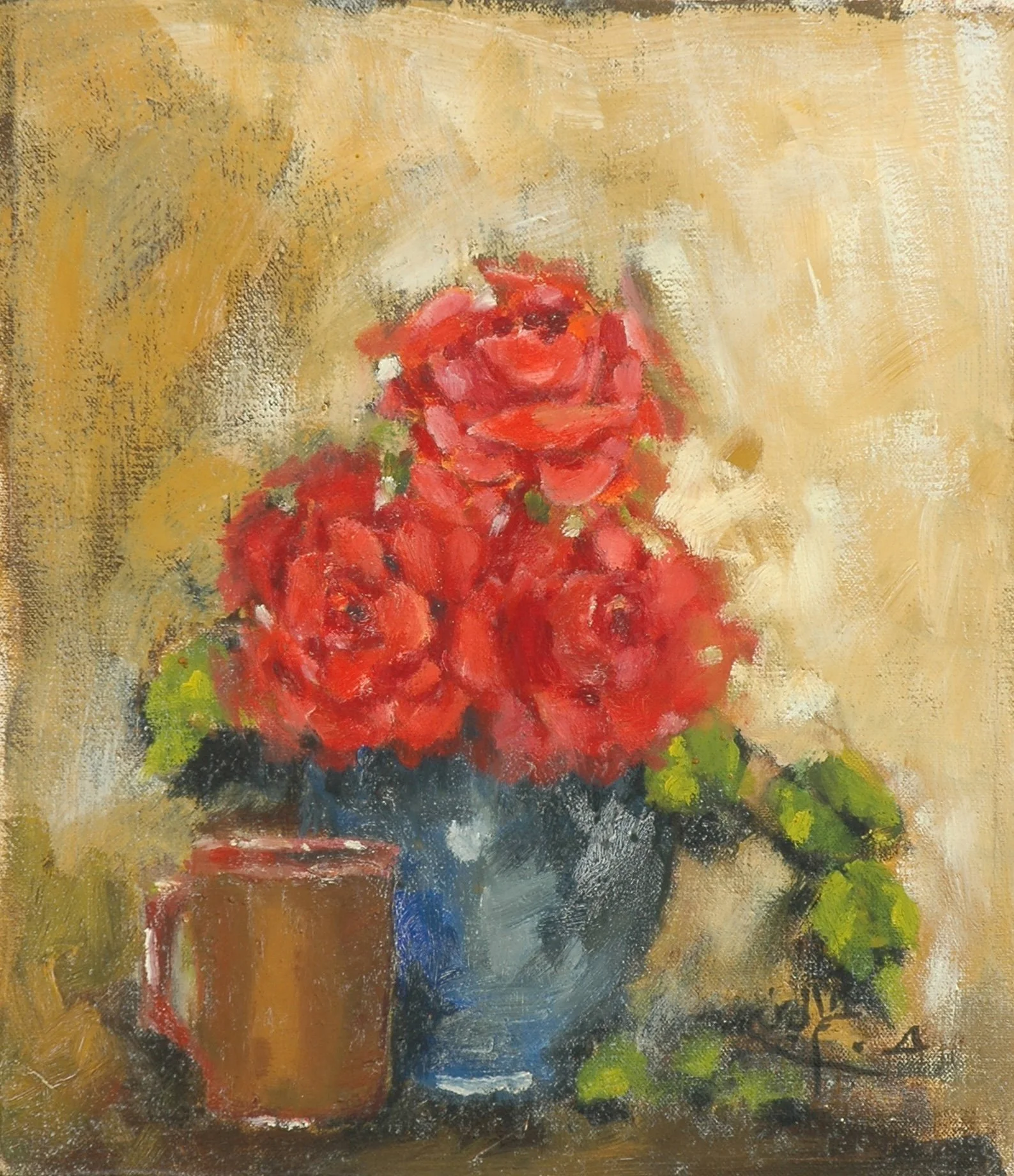 2003 - Oil on canvas - 30x36 cm - Painted with left hand