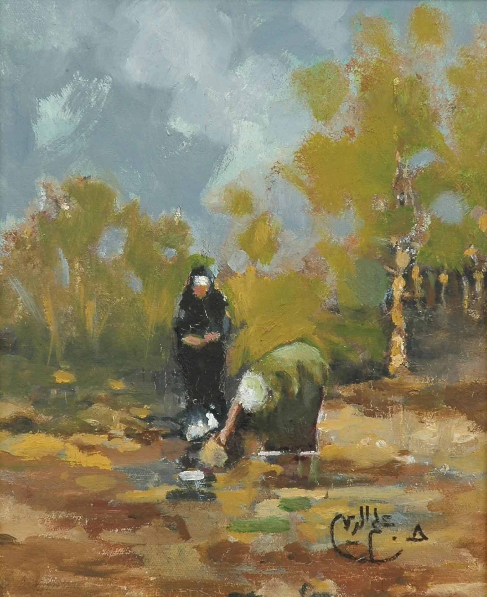 2004 - Oil on canvas - 25x20 cm - Painted with left hand