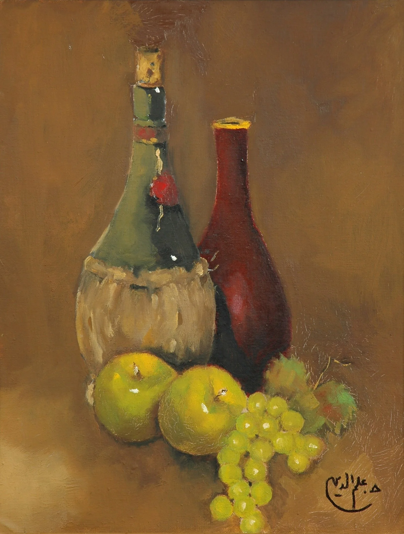 2004 - Oil on canvas - 35x45 cm - Painted with left hand