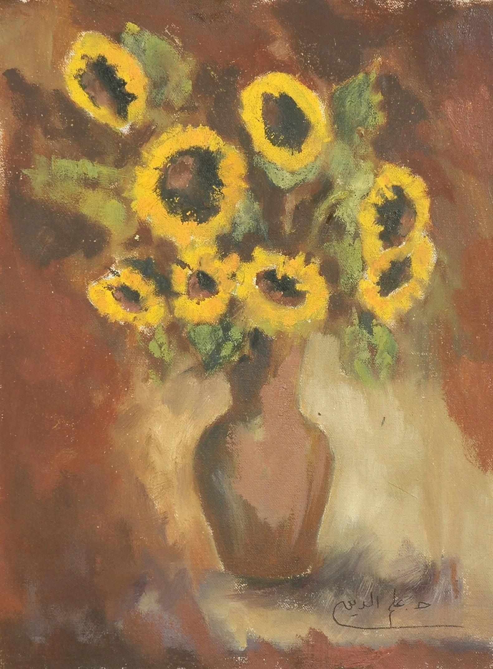 2002 - Oil on canvas - 30x40 cm - Painted with left hand