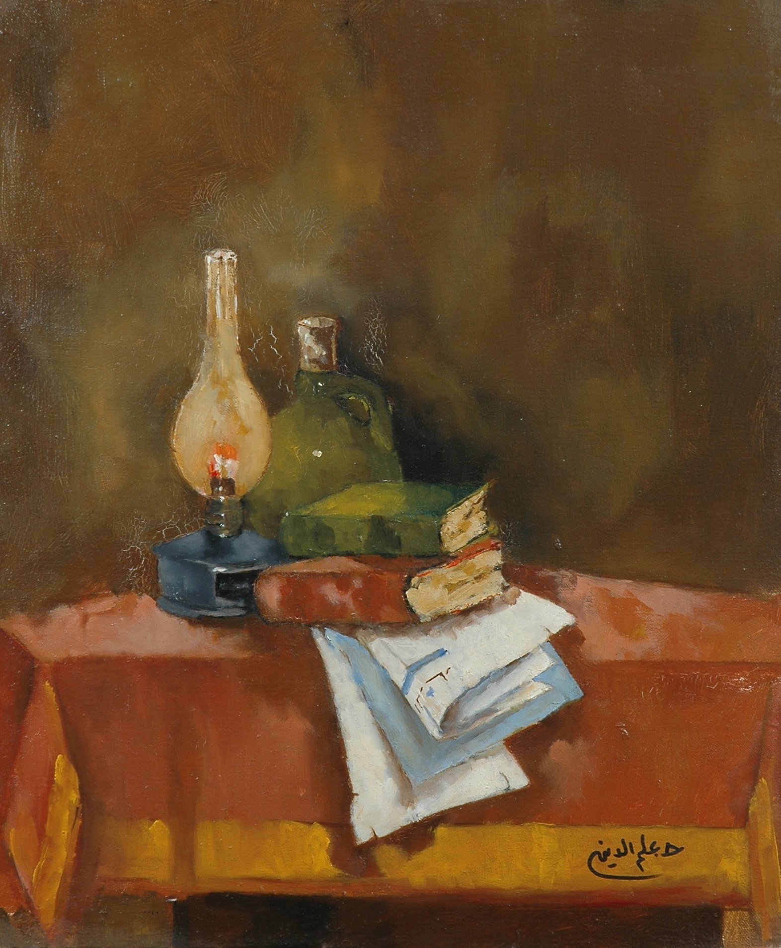 2006 - Oil on canvas - 48x57 cm - Painted with left hand
