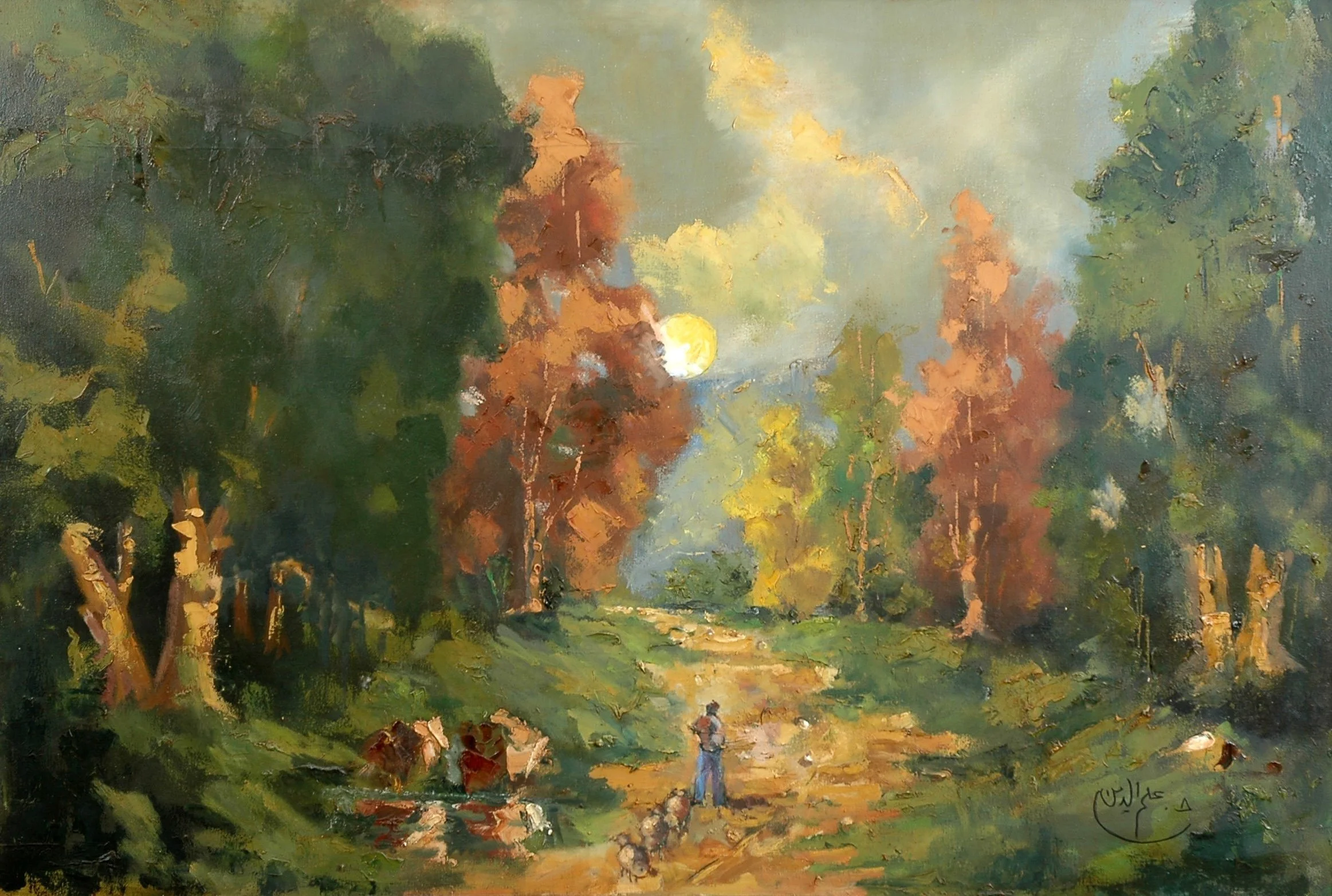 2006 - Oil on canvas - 145x98 cm - Painted with left hand