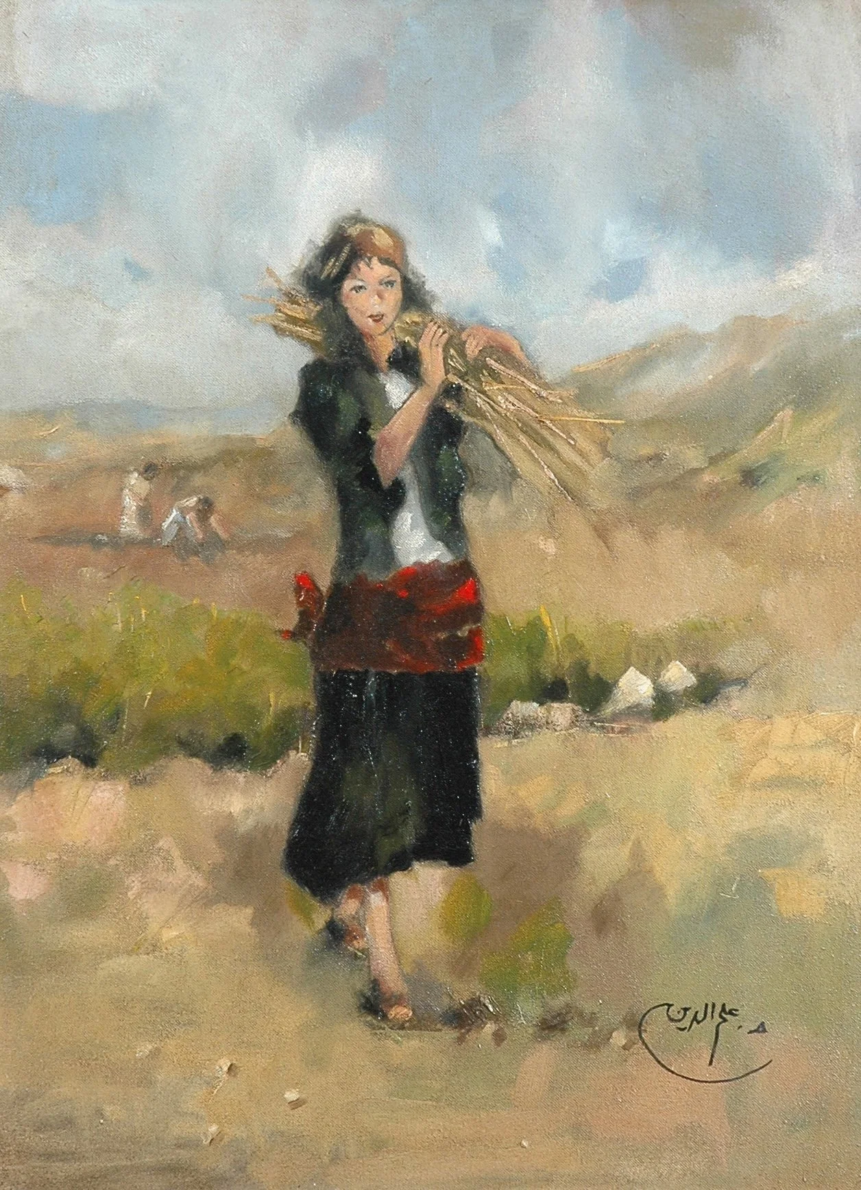 2006 - Oil on canvas - 70x53 cm - Painted with left hand