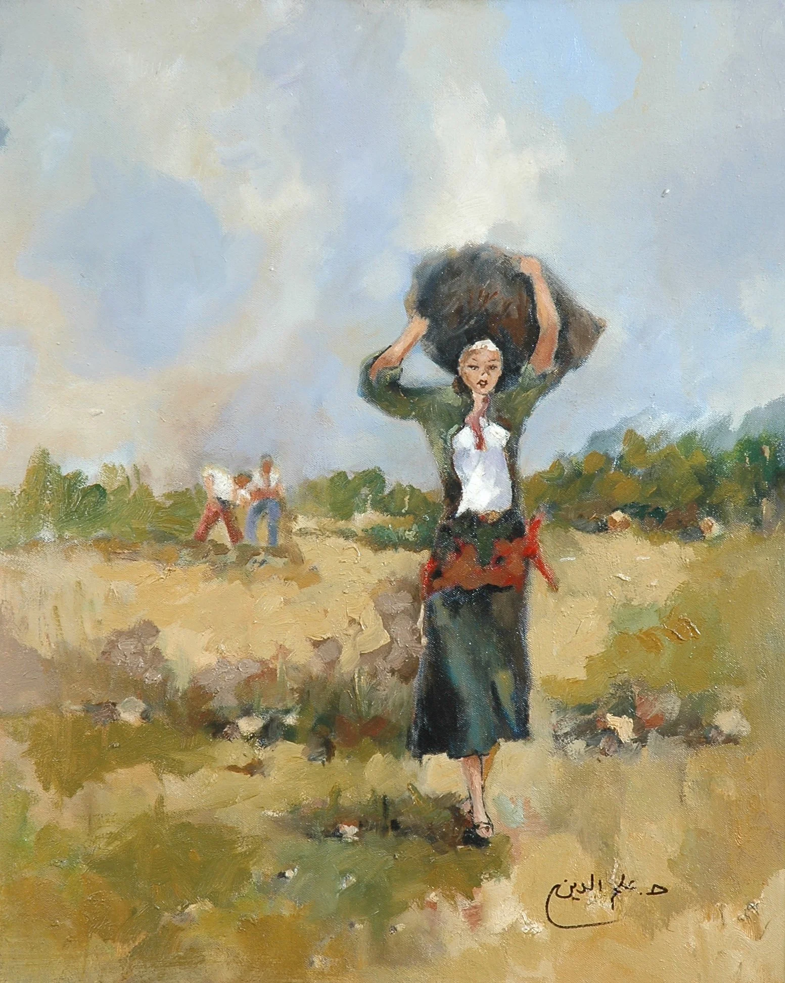 2006 - Oil on canvas - 56x67 cm - Painted with left hand