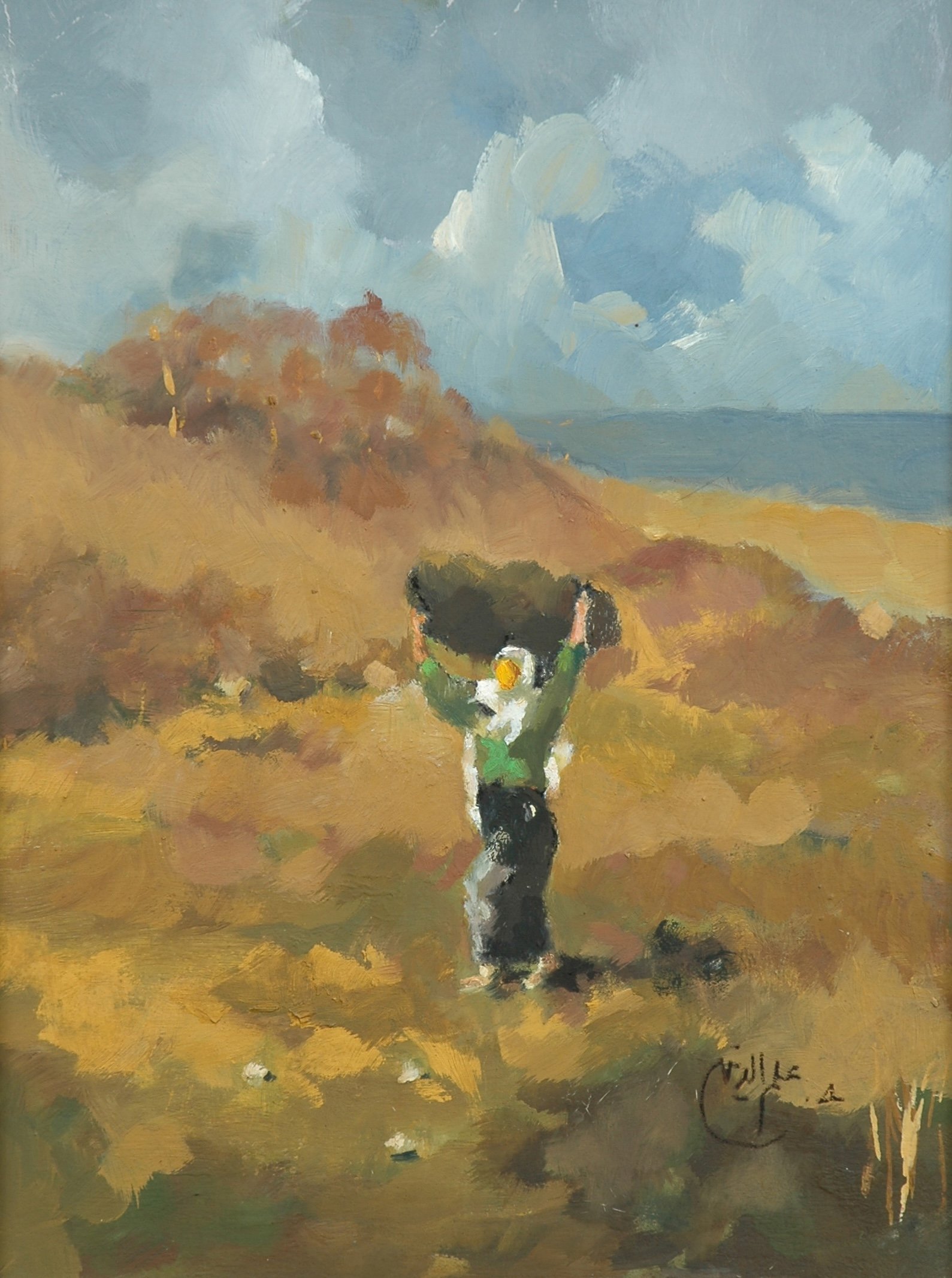 2003 - Oil on canvas - 27x20 cm - Painted with left hand