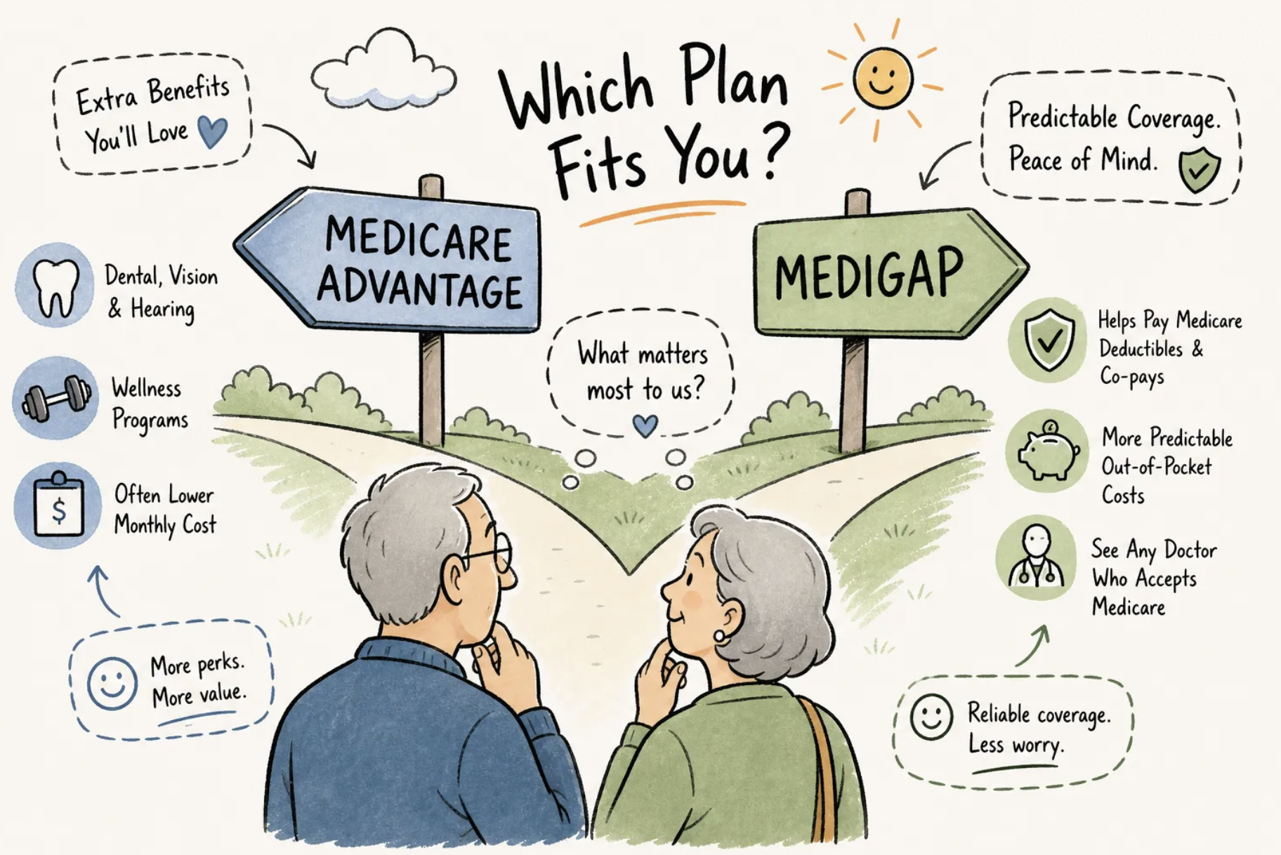 Medicare Advantage vs Medigap: Which Plan Fits You in 2026?