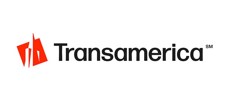 Transamerica logo with red graphic icon and black text on white background.
