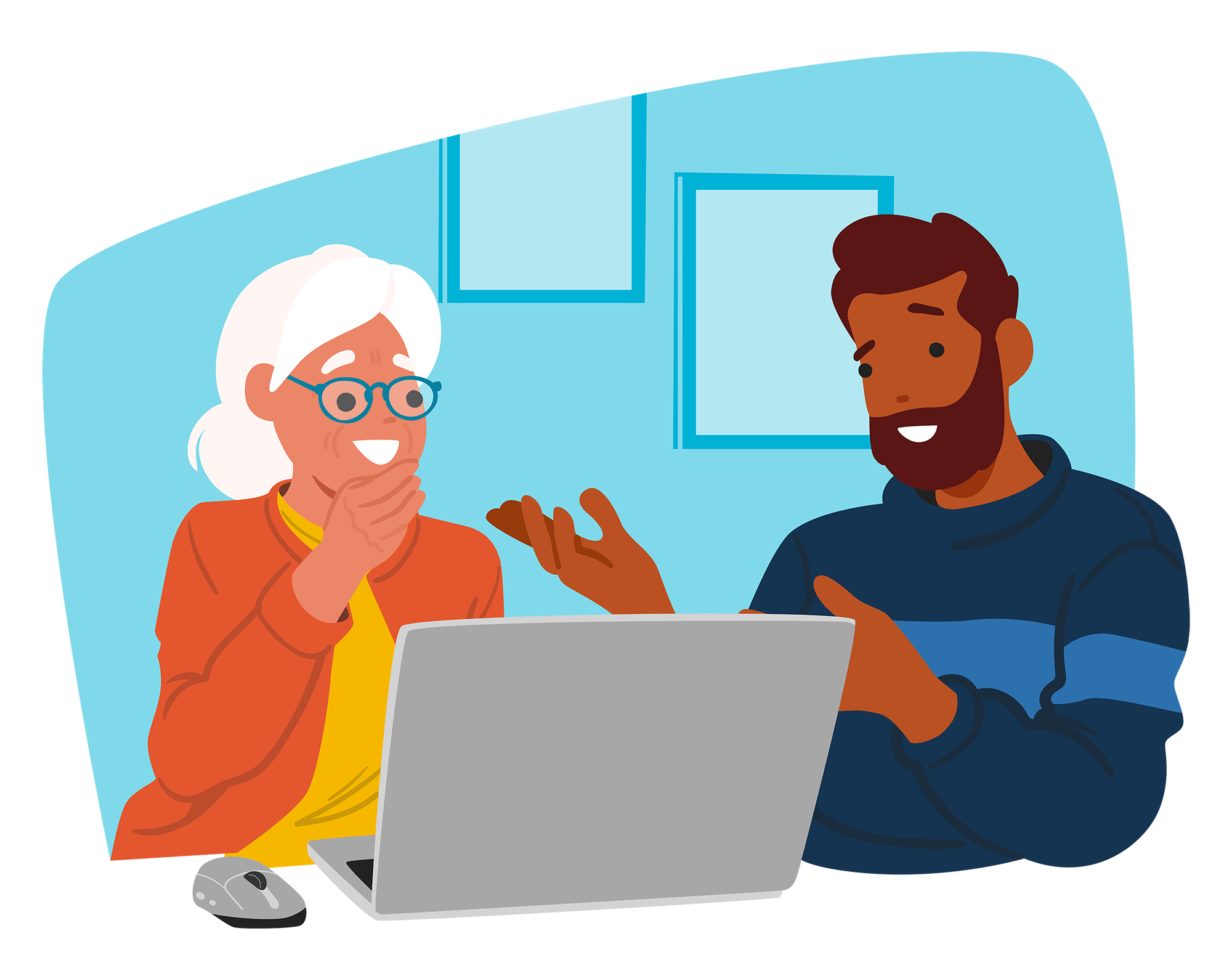 Licensed advisor helping a client compare Medicare plans.