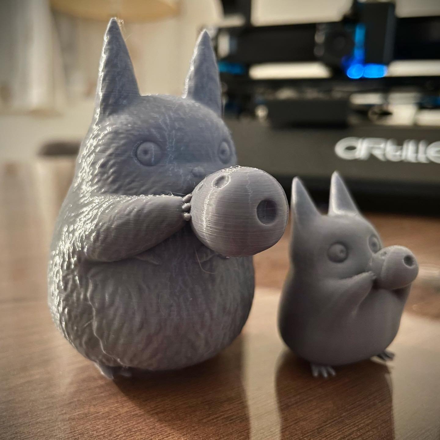 Who doesn’t enjoy a bit of Studio Ghibli? #3dprinting #3dprint #studioghibli #anime #artillerysidewinderx1 #3dprinter #myneighbortotoro #totoro