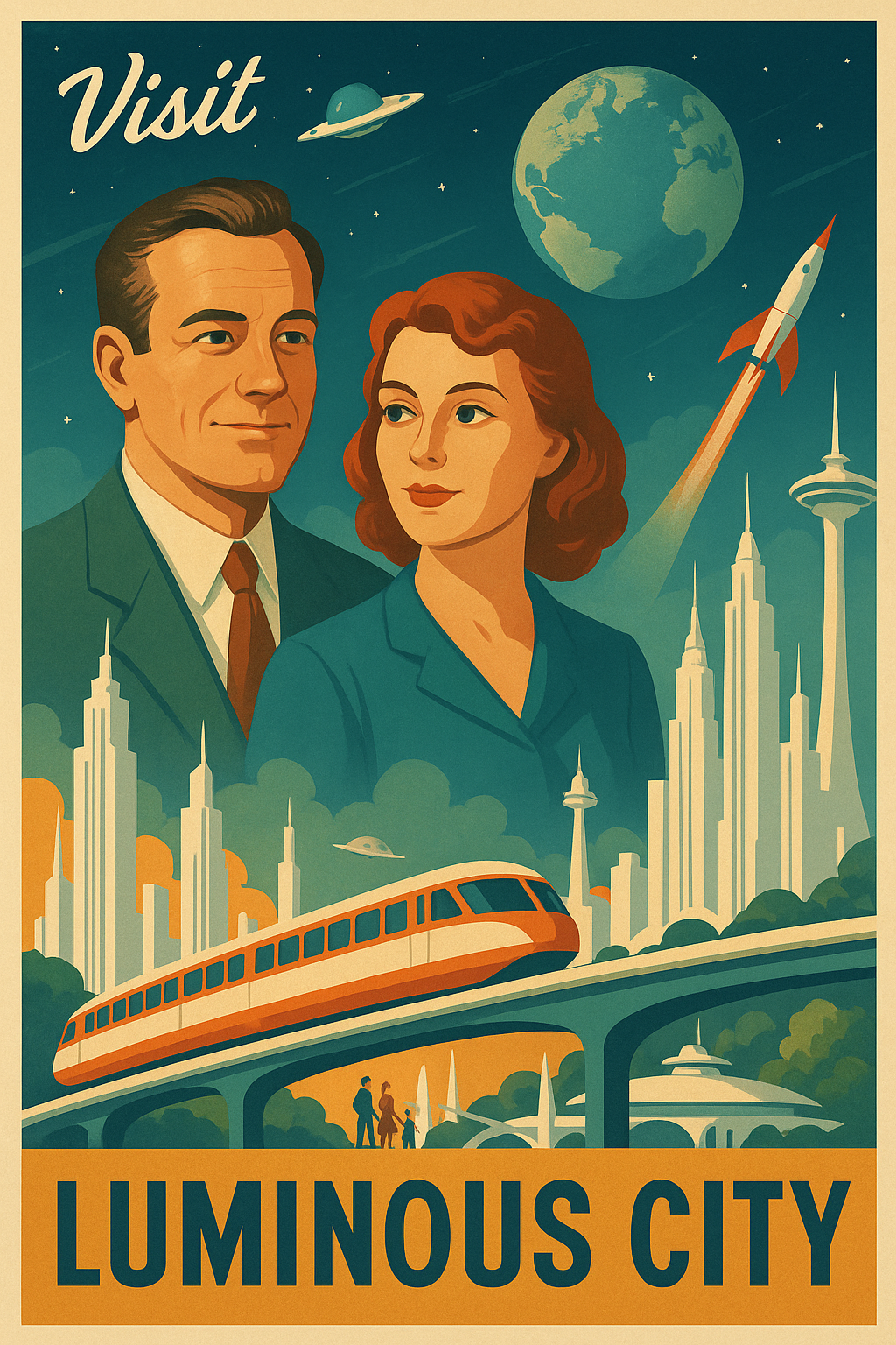 The story of a man who builds a simulated moon city to be with his deceased wife.
