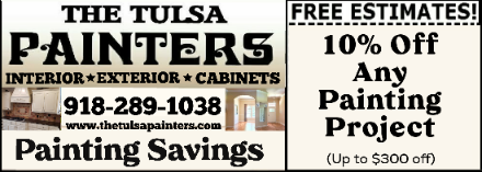 Cabinet Painting, fence painter, deck painter, exterior painter, interior painting company tulsa