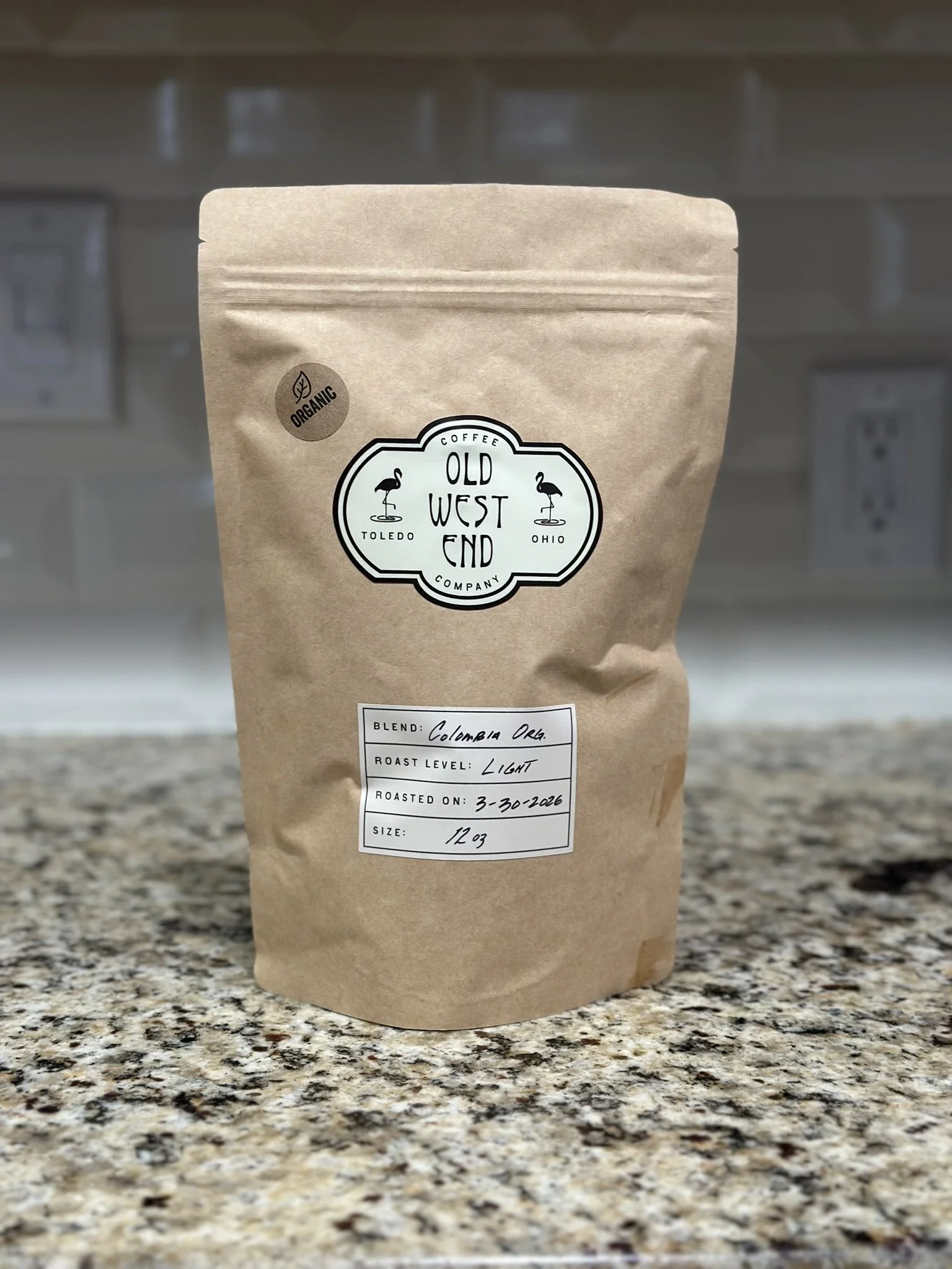 Columbian | Light Roast • Fair Trade • Organic • 12 oz