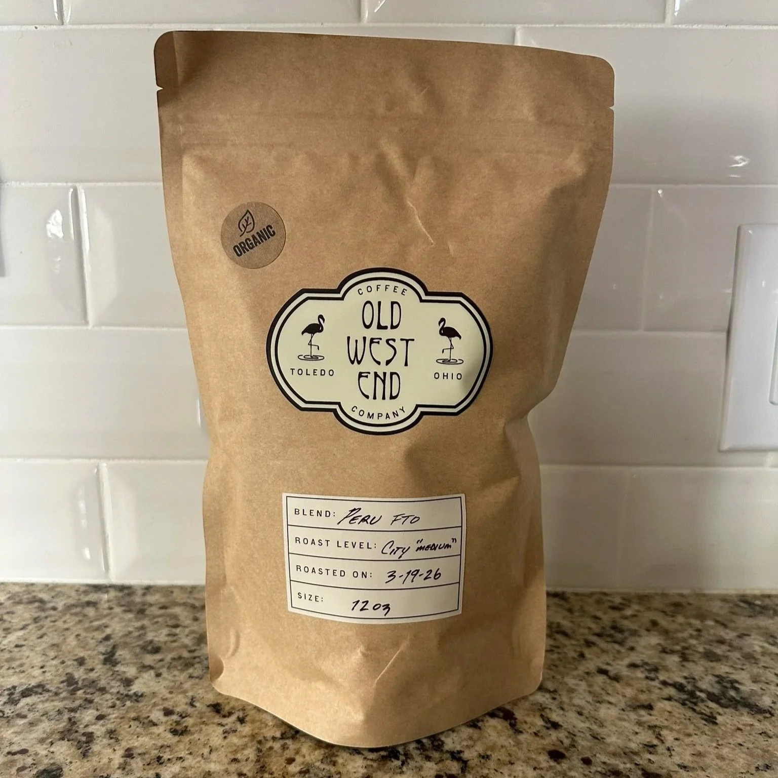 Peru - Medium Roast • Fair Trade • Organic 8 oz