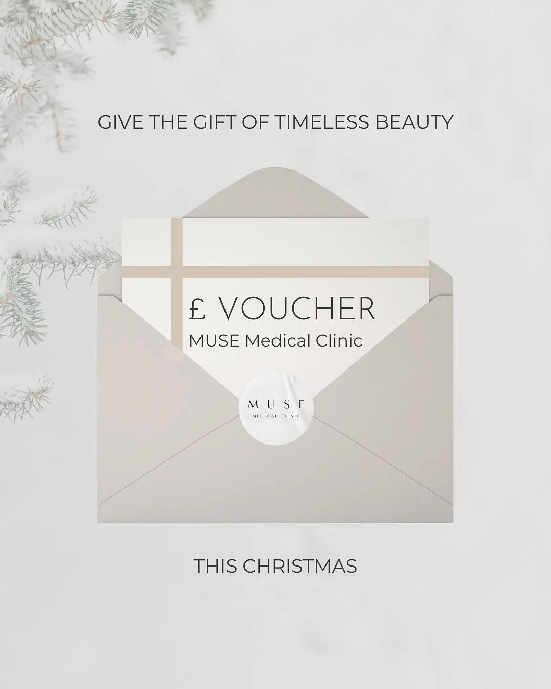 Give the Gift of Timeless Beauty This Christmas ✨⁠
⁠
If you&rsquo;re searching for a thoughtful, luxurious gift this holiday season, a MUSE Medical Clinic gift voucher is the perfect choice.⁠
⁠
Whether it&rsquo;s glowing skin, a confidence-boosting t