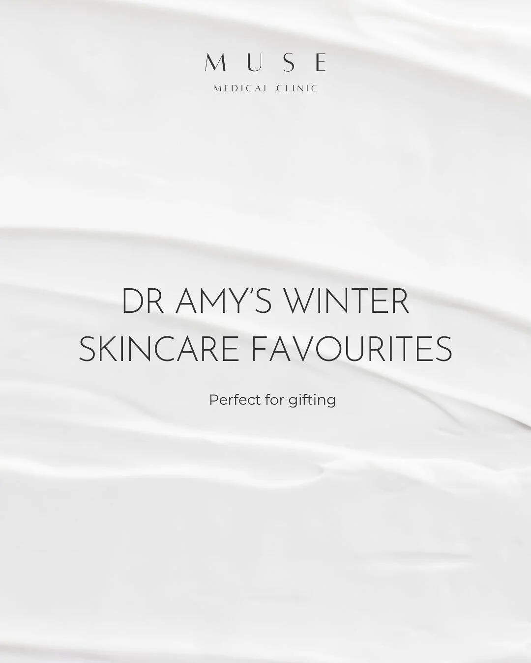 Dr Amy&rsquo;s Winter Skincare Favourites, perfect for gifting!⁠
⁠
Winter skin needs extra support, and these are three products Dr Amy Watson regularly recommends to maintain healthy, resilient skin through the colder months. They also make beautifu