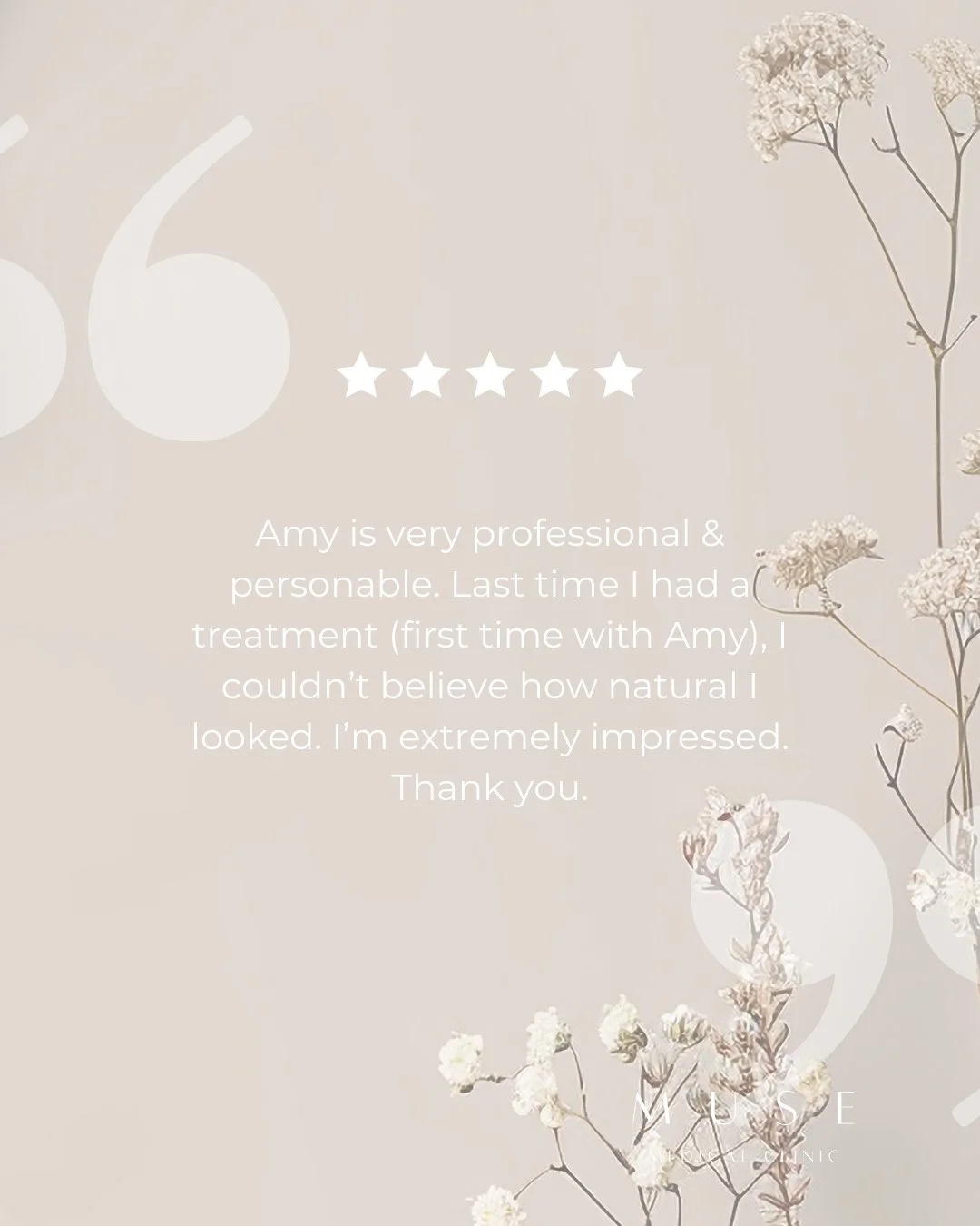 Natural Results, Expertly Delivered ✨⁠
⁠
We&rsquo;re always grateful when patients share their experience at MUSE, especially when it reflects the heart of our approach: professionalism, precision, and beautifully natural results.⁠
⁠
This recent revi