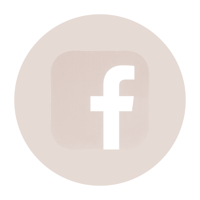 The Facebook logo on a button, linking to the social media profile of Sandra Onken, one of the founders of Stardust Media Studio.