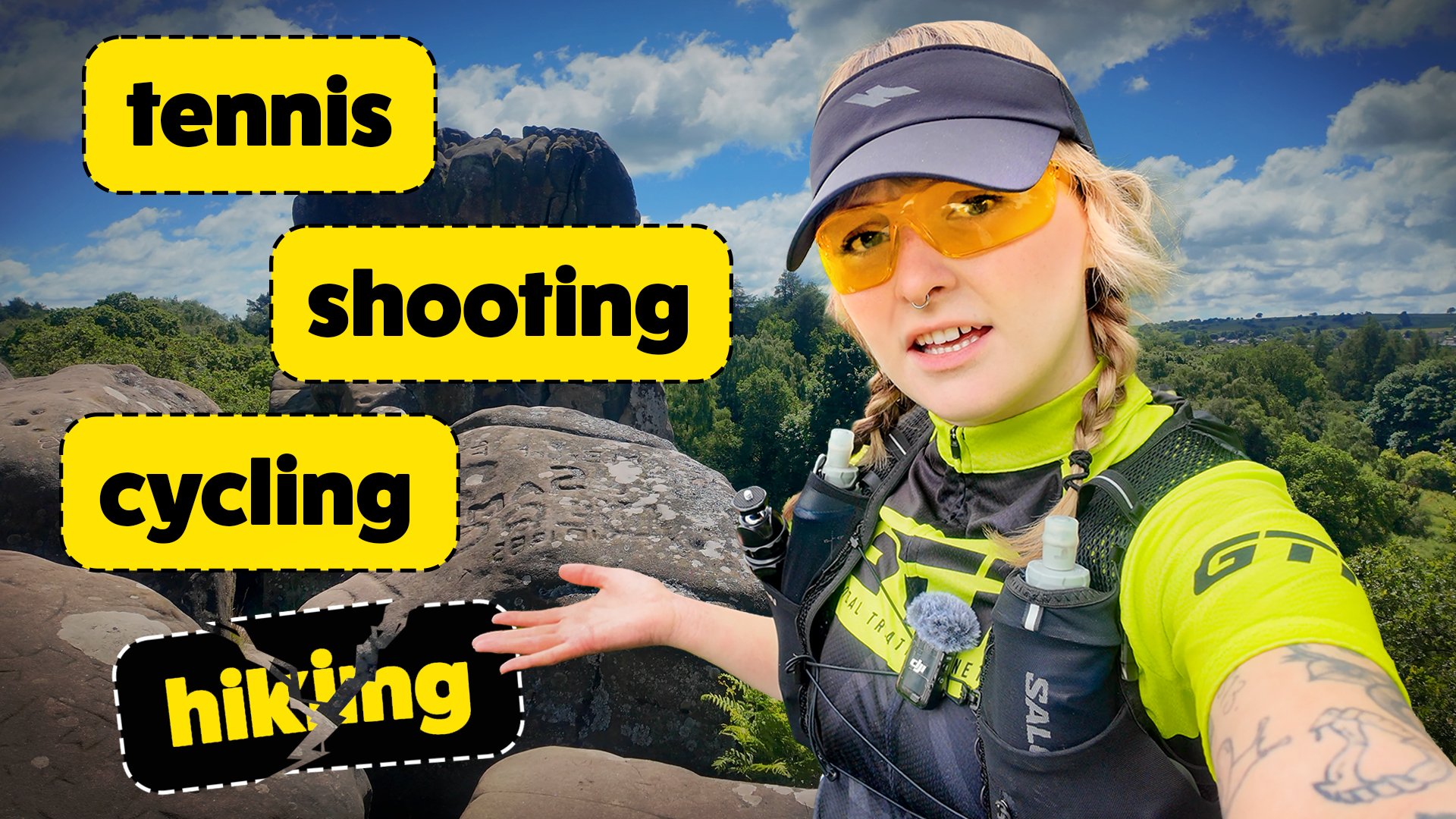 I tried hiking with ONLY other sports gear