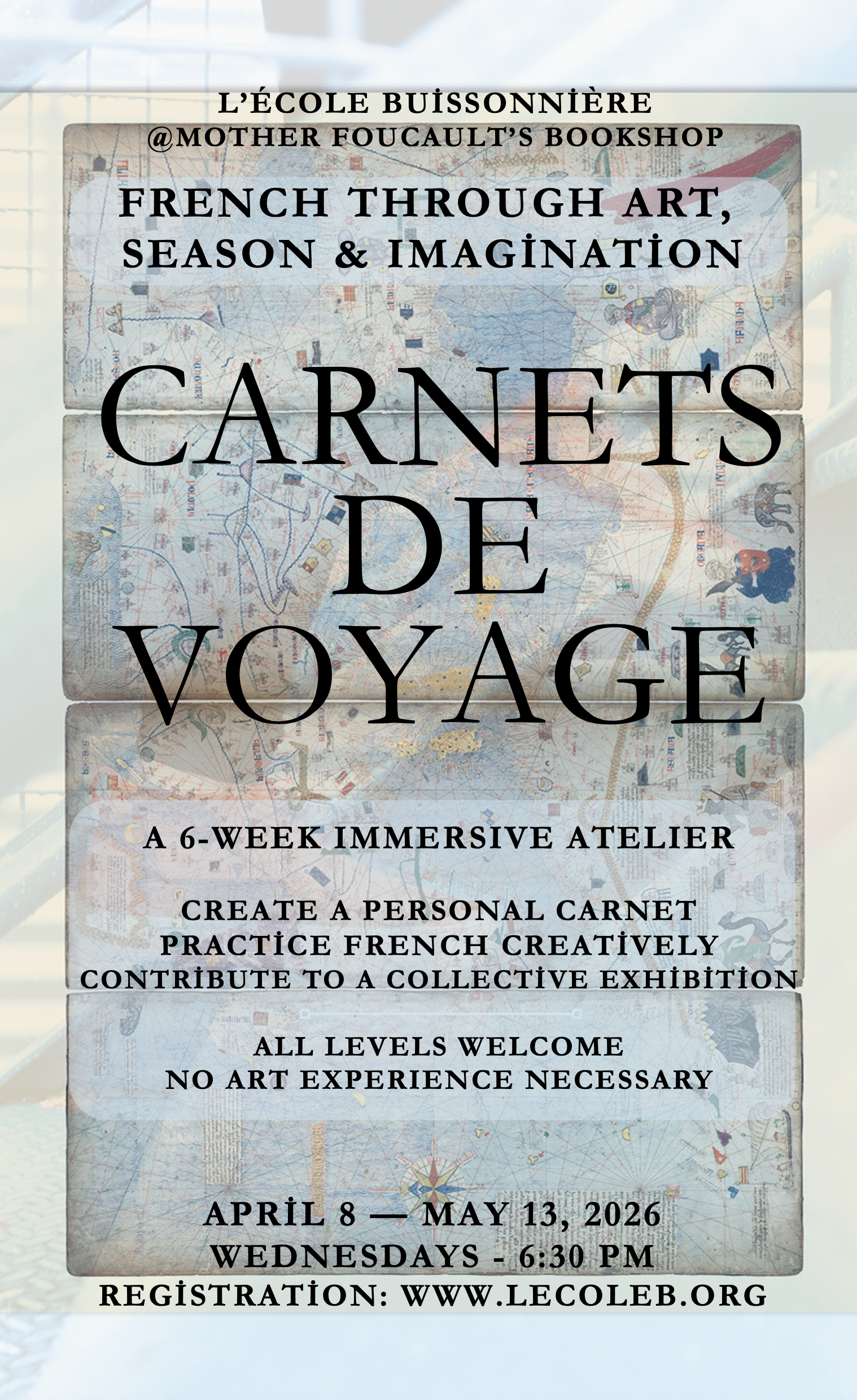 "Carnets de Voyage"   French Language Through Art, Imagination &amp; Season