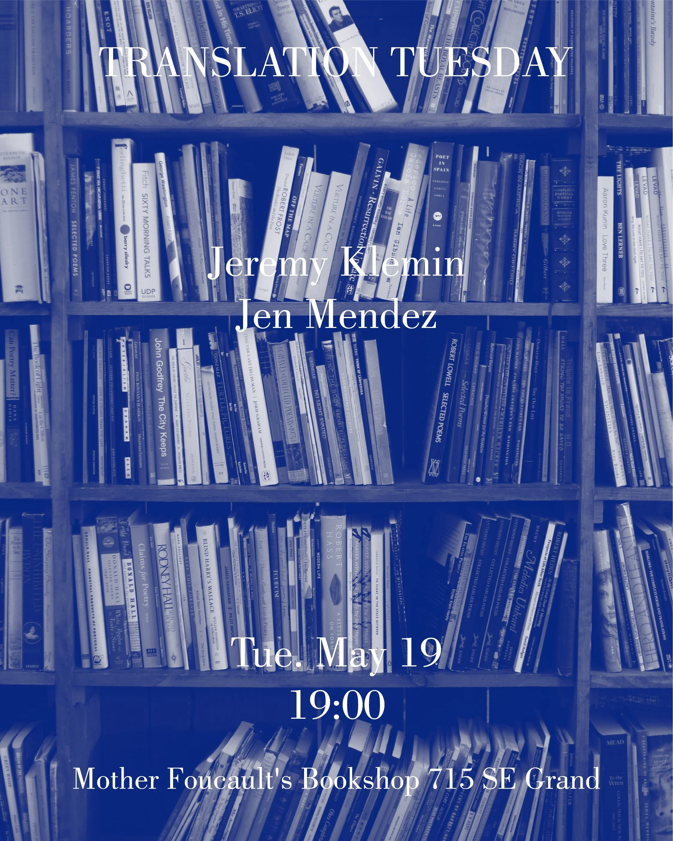 Translation Tuesday at Mother Foucault's
