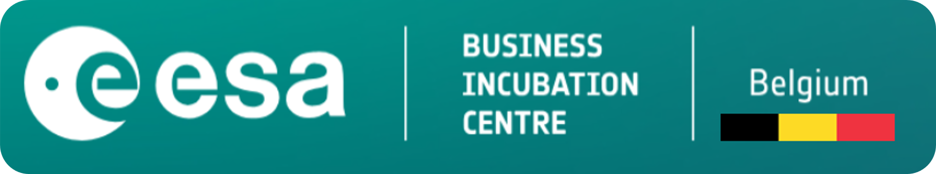 Logo and text for ESA Business Incubation Centre Belgium