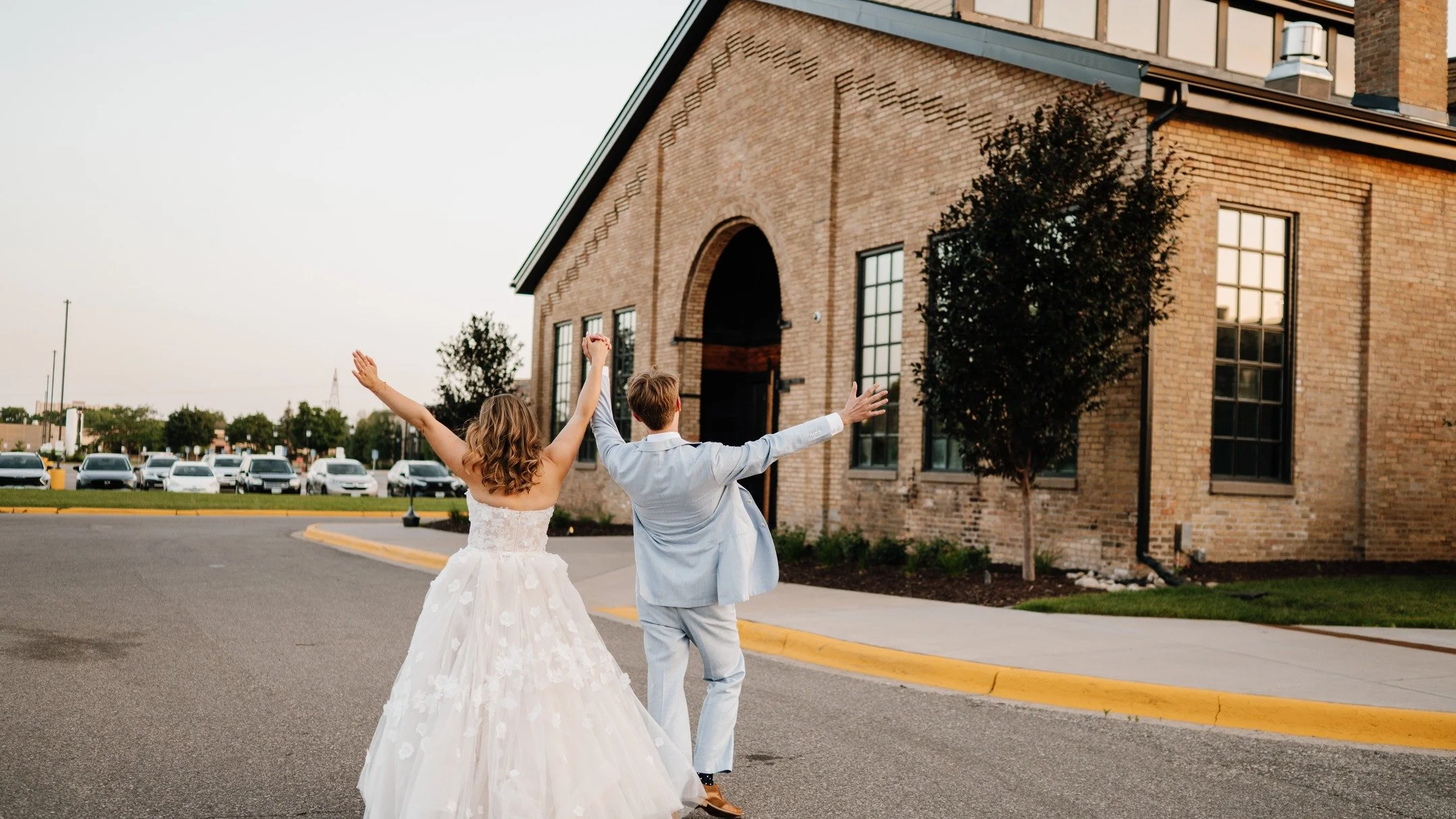 Top ten memories of my wedding day, in no particular order: 

Walking back into the air conditioning after taking pictures in the 95 degree heat (Picture #1). 

Hearing a best friend's laugh be the loudest in the room (by a lot!) during all the stori