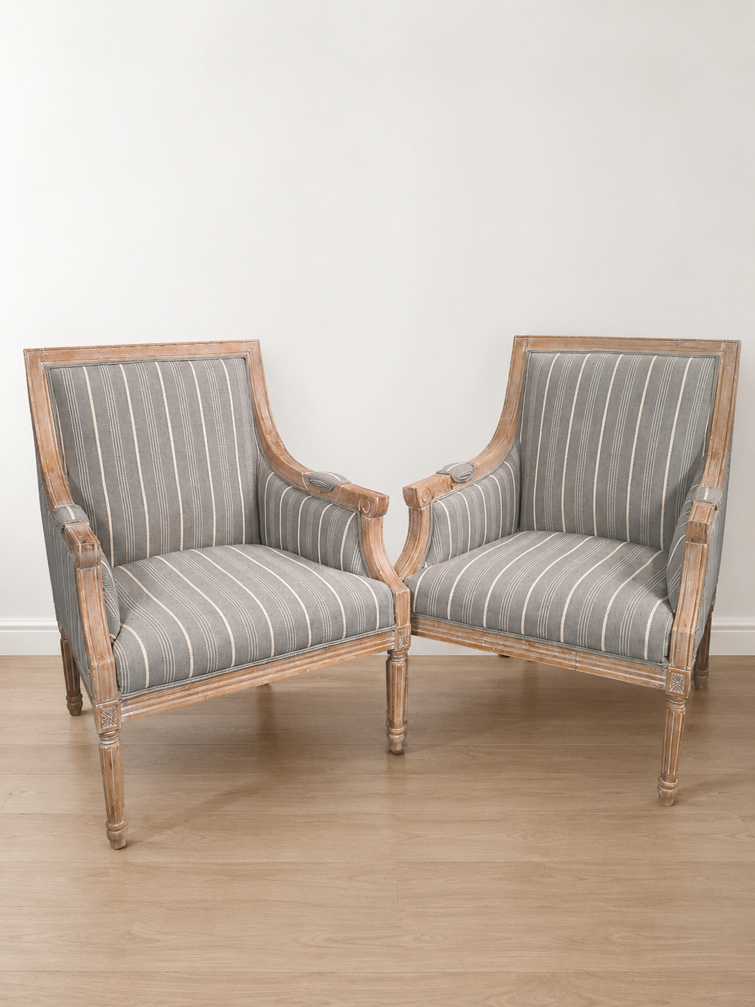 French-Inspired Chairs - $500/pair / Width: 29" / Depth: 27" / Height: 38"