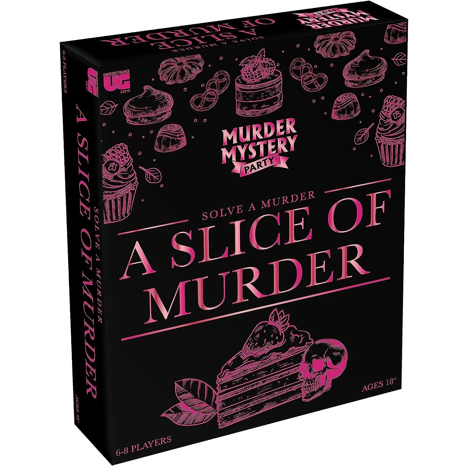Murder Mystery Party Game "A Slice of Murder" (6–8 Players)