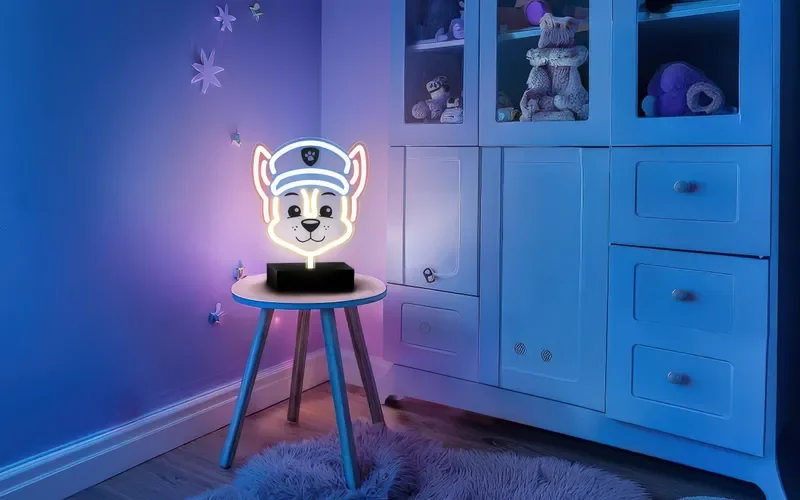 Paw Patrol - Chase - Neon Desk Light