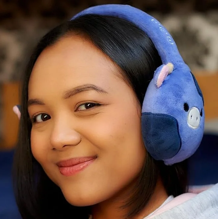 Squishmallows Plush Bluetooth Headphone - Ingred the Cow