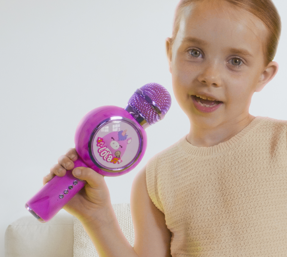 Squishmallow Karaoke Microphone - Lola the Unicorn