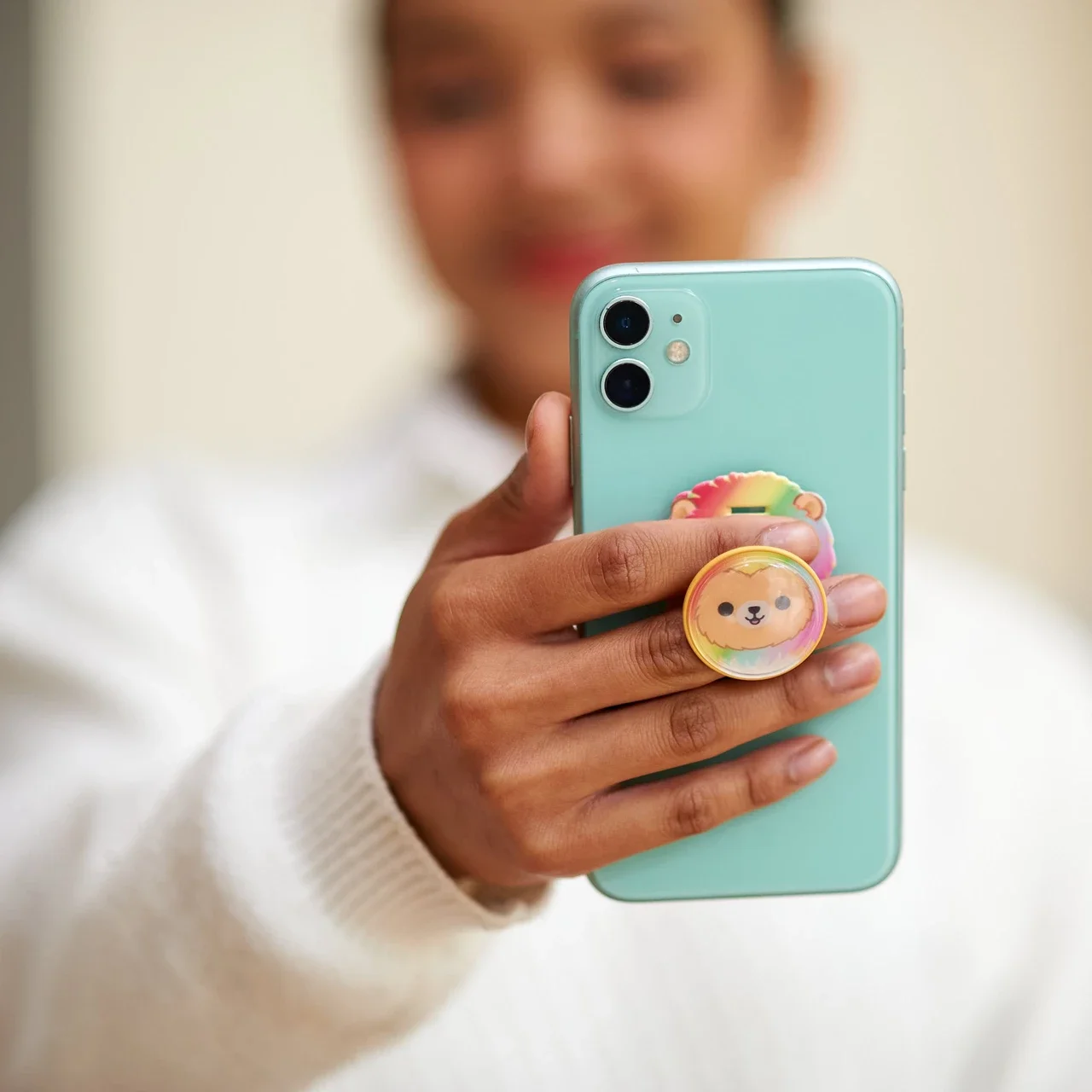 Squishmallows Leonard the Lion Phone Grip & HOlder