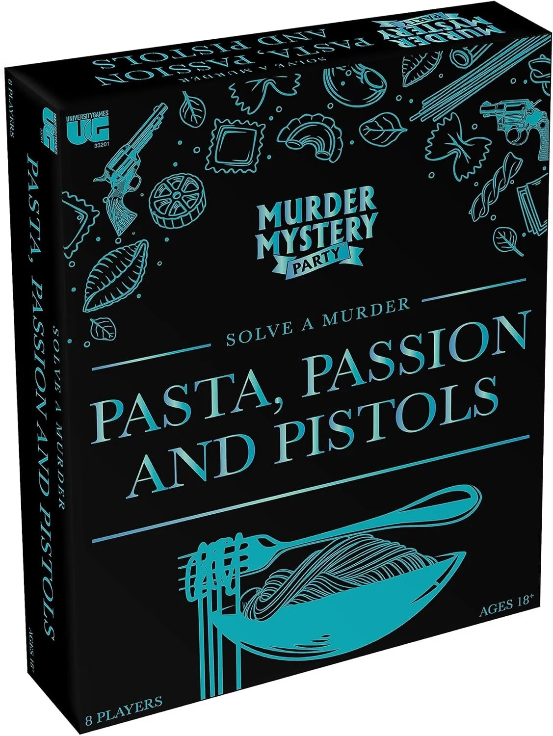 Murder Mystery - Dinner Party Game "Pasta, Passion & Pistols"