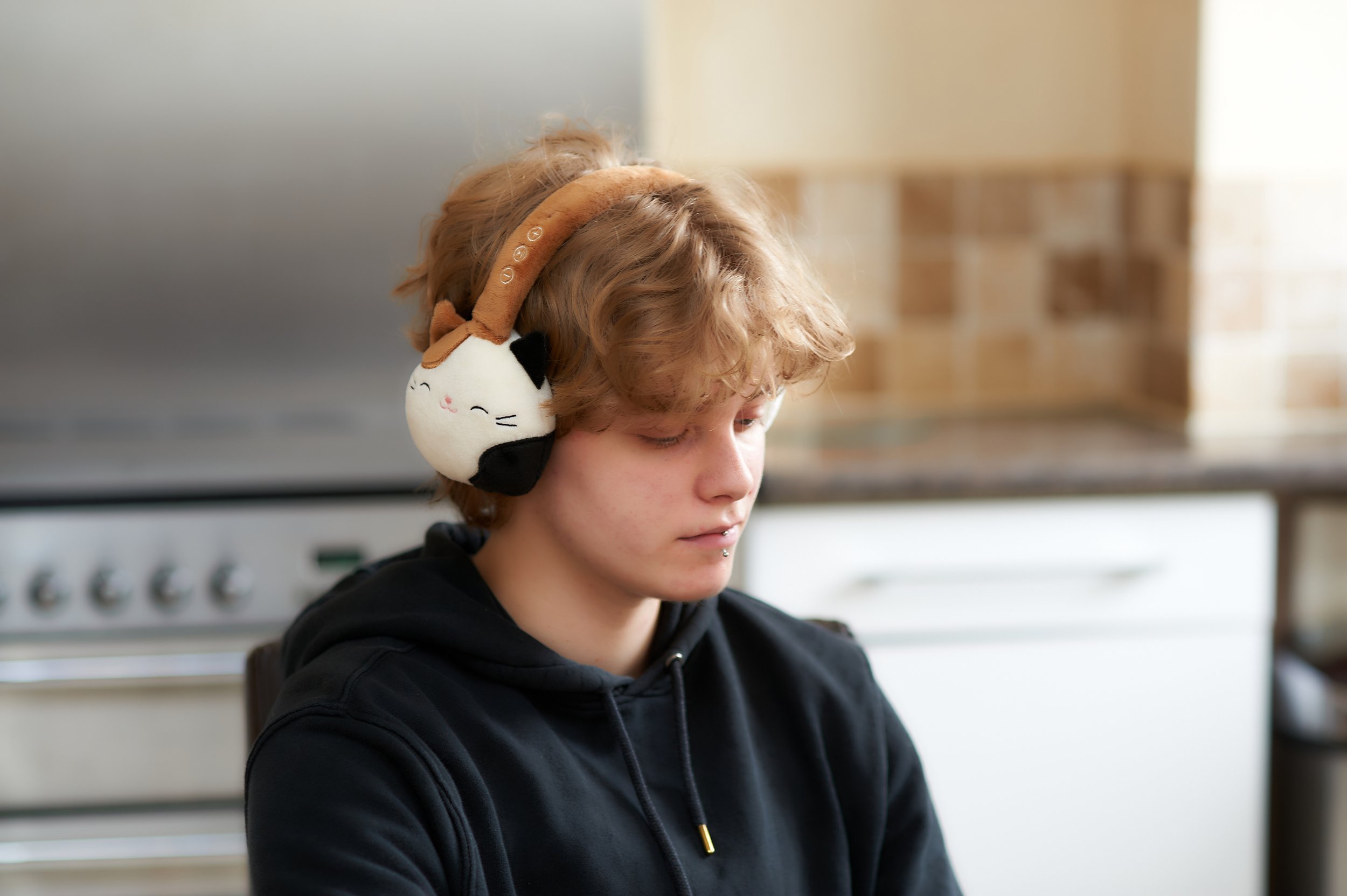 Squishmallows plush Bluetooth headphone - Cam the Cat