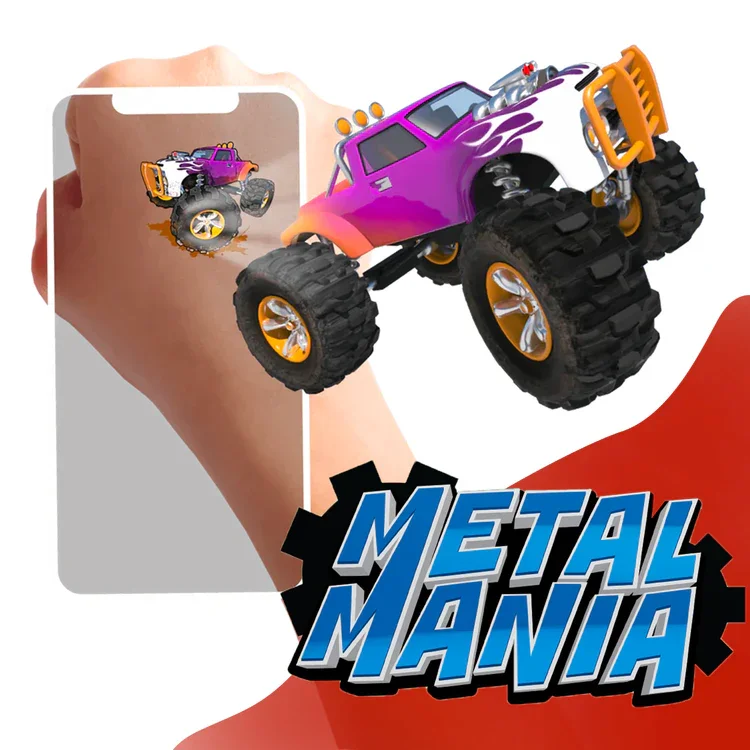 Metal Mania Holographic Tattoos
