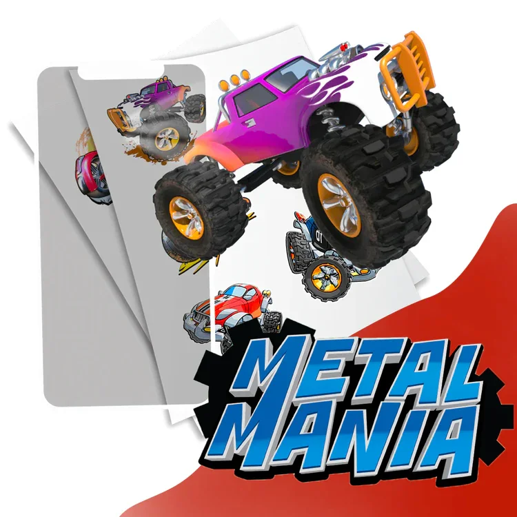 Metal Mania Holographic Stickers