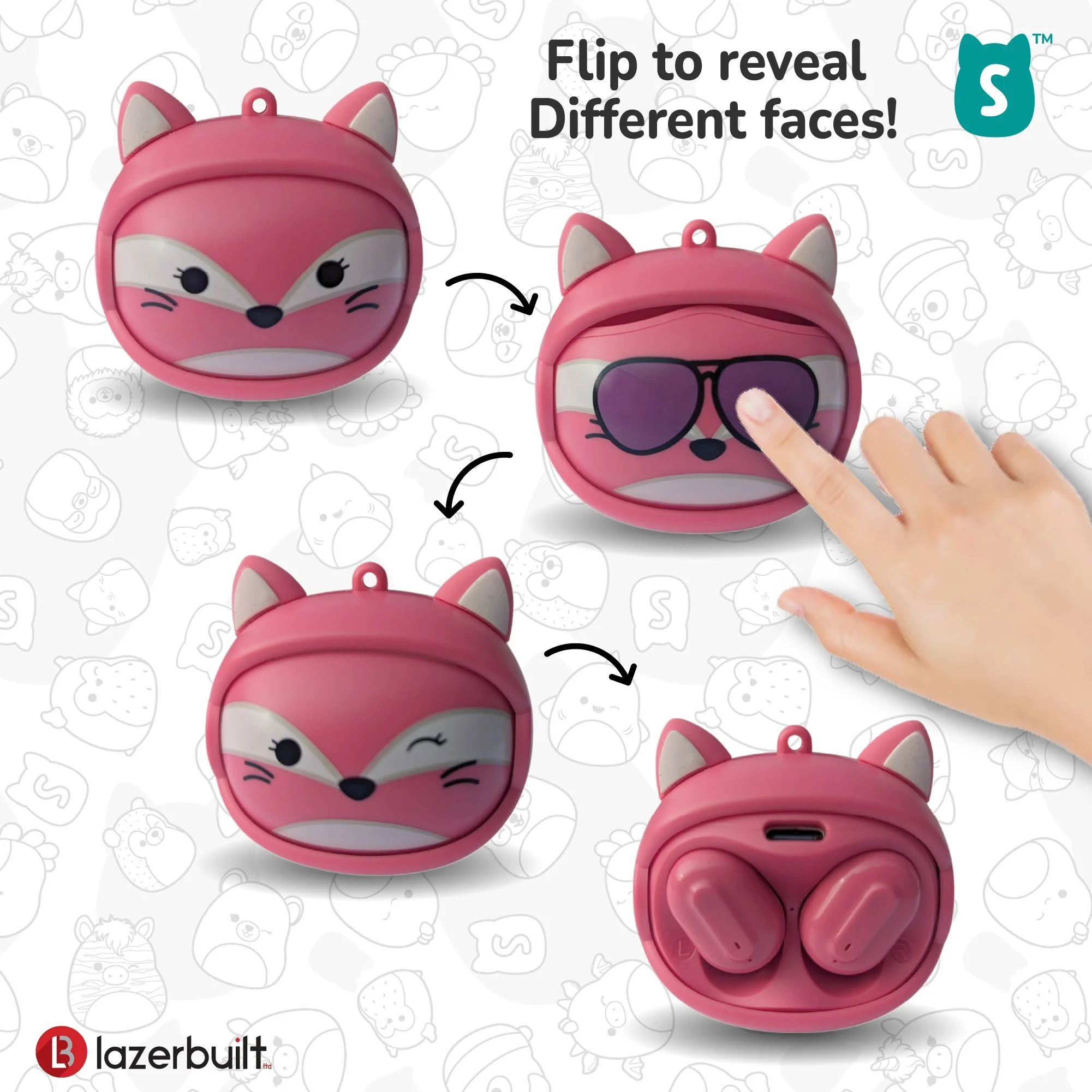 Squishmallows - Fifi - Earbuds with Spin Case
