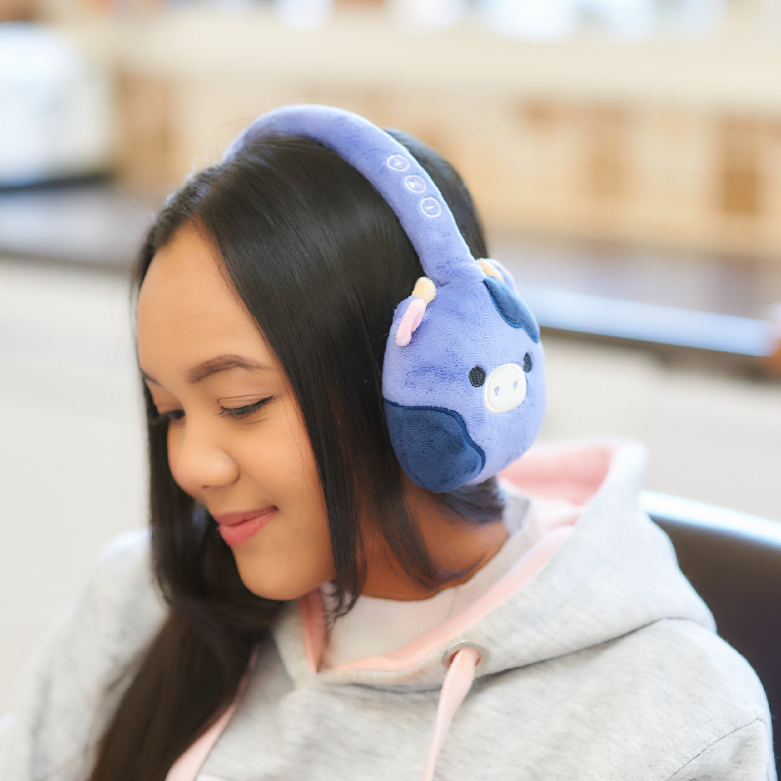 Squishmallows Ingred the Cow Plush Headphones