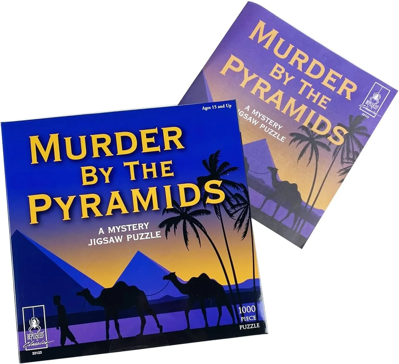 Murder Mystery Puzzle - Murder by the Piramids - Puzzle & Solve the Murder (1000 pieces)