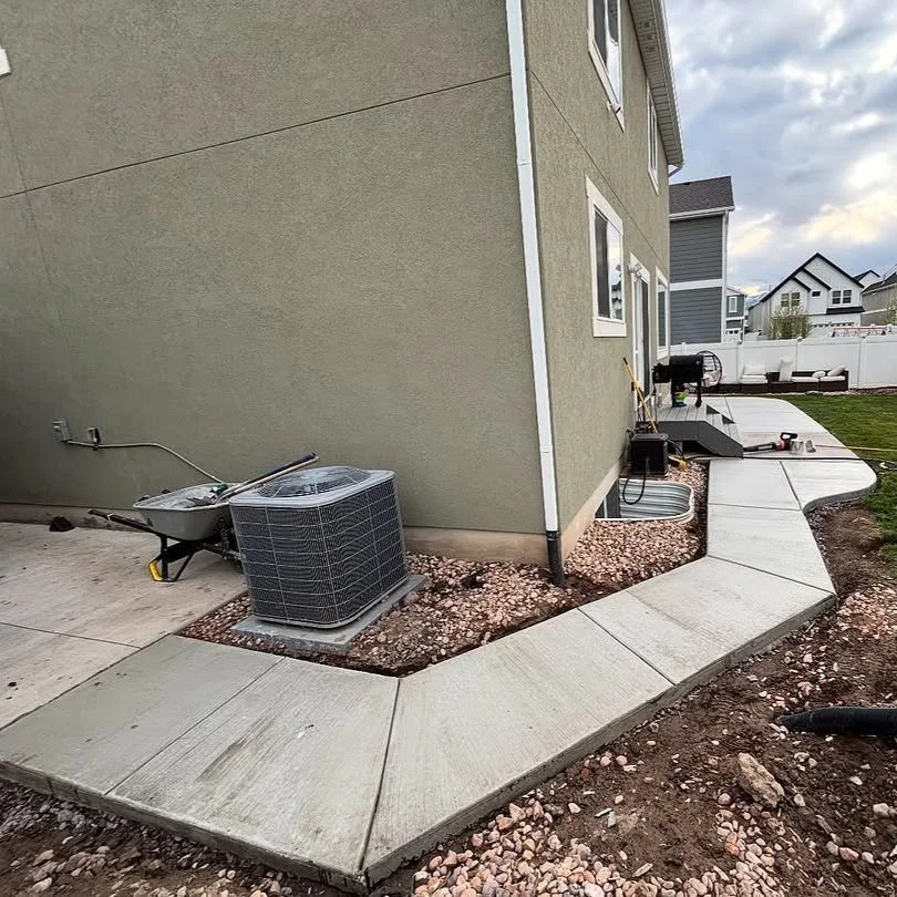 After | Residential, Concrete Walkway Installation Service by M&M Concrete Construction