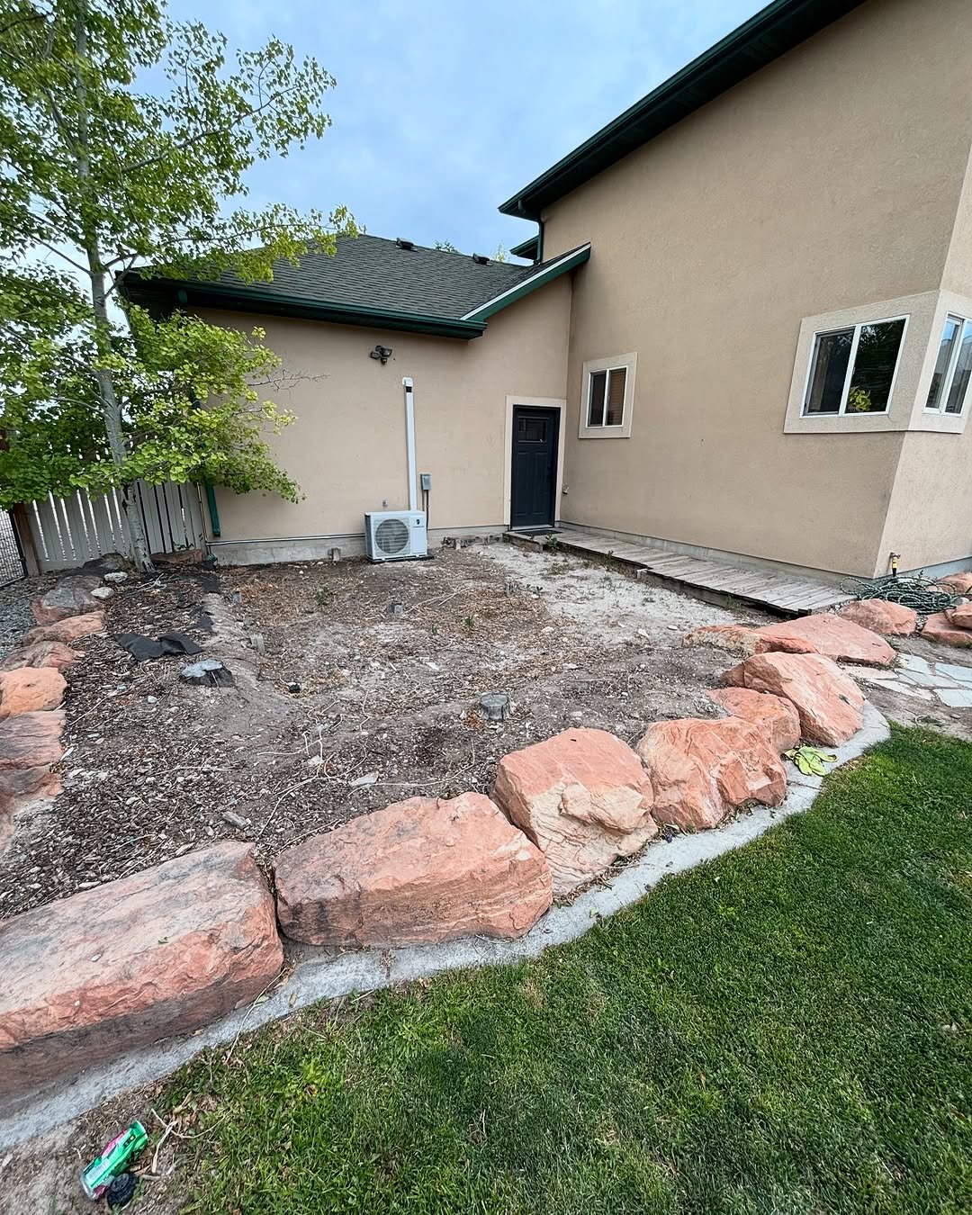 Before | Backyard Residential, Basement Entrance Stairway Installation near Salt Lake City, UT by M&M Concrete Construction