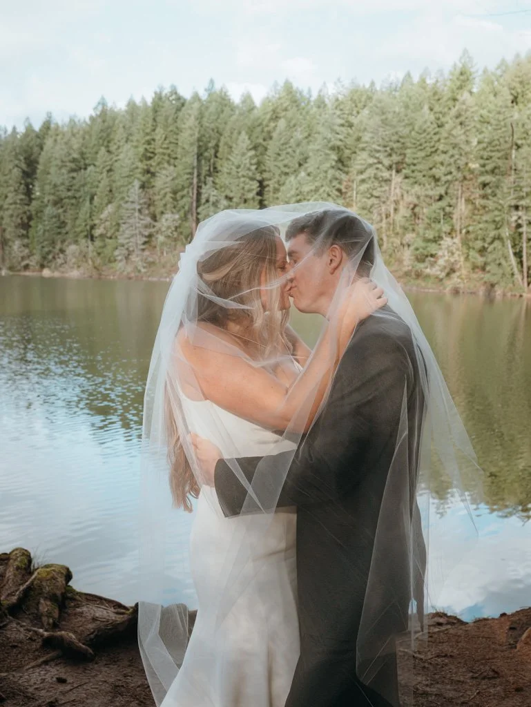 Alexis and Wesley’s Lake Elopement