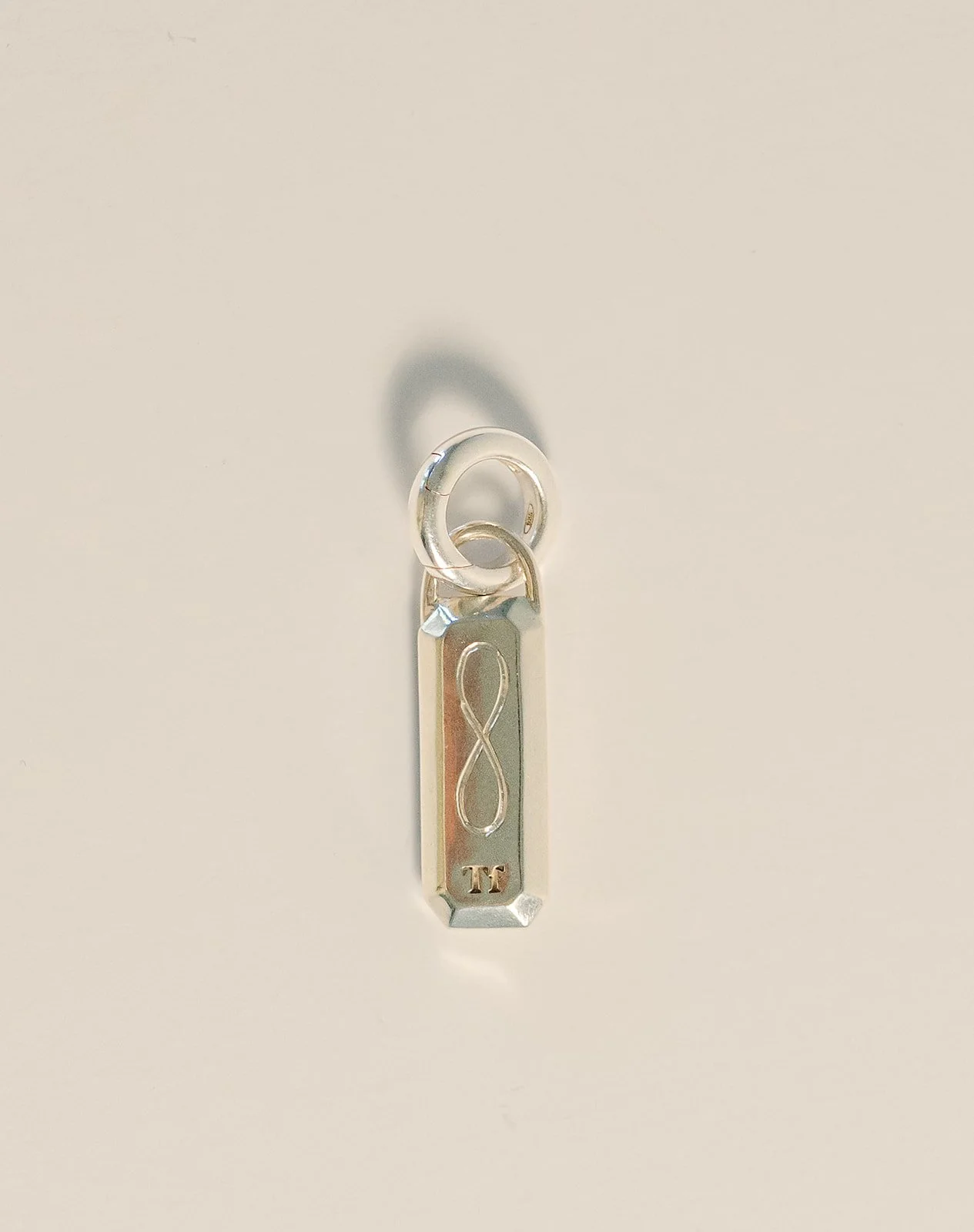 bevel ingot infinity sign 925 with charm clip.jpg