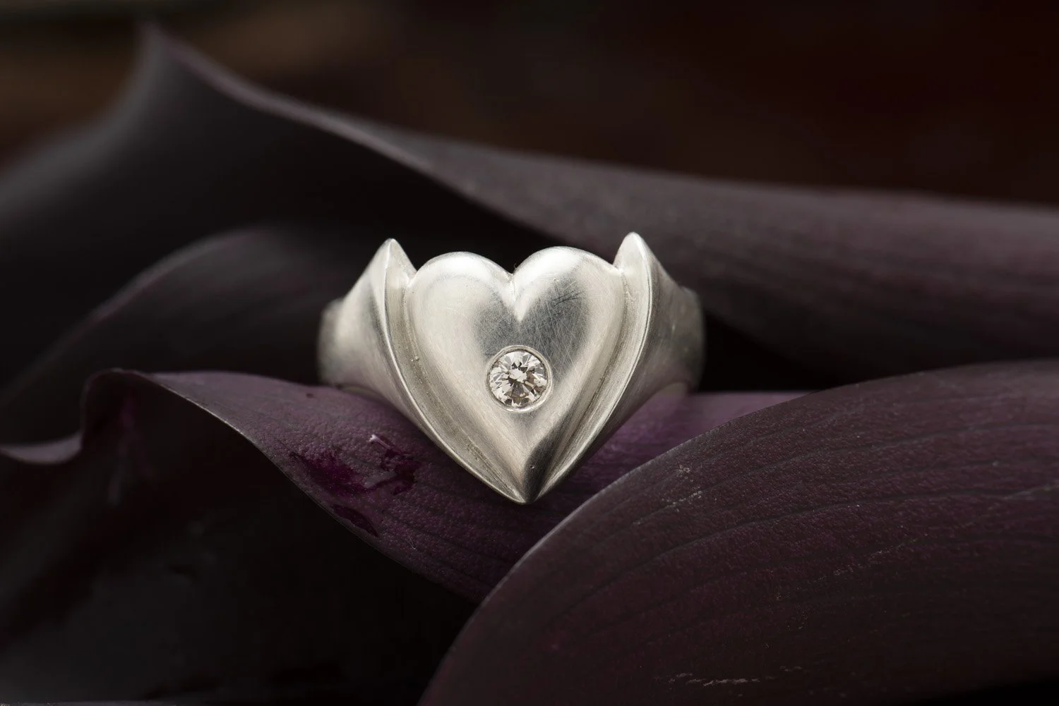 Winged Heart Ring
