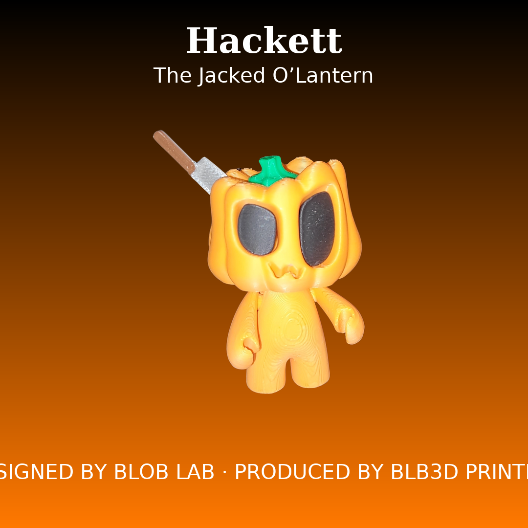 Pumpkin Squad - Complete Set (All 6 Collectibles) - BLB3d Printing