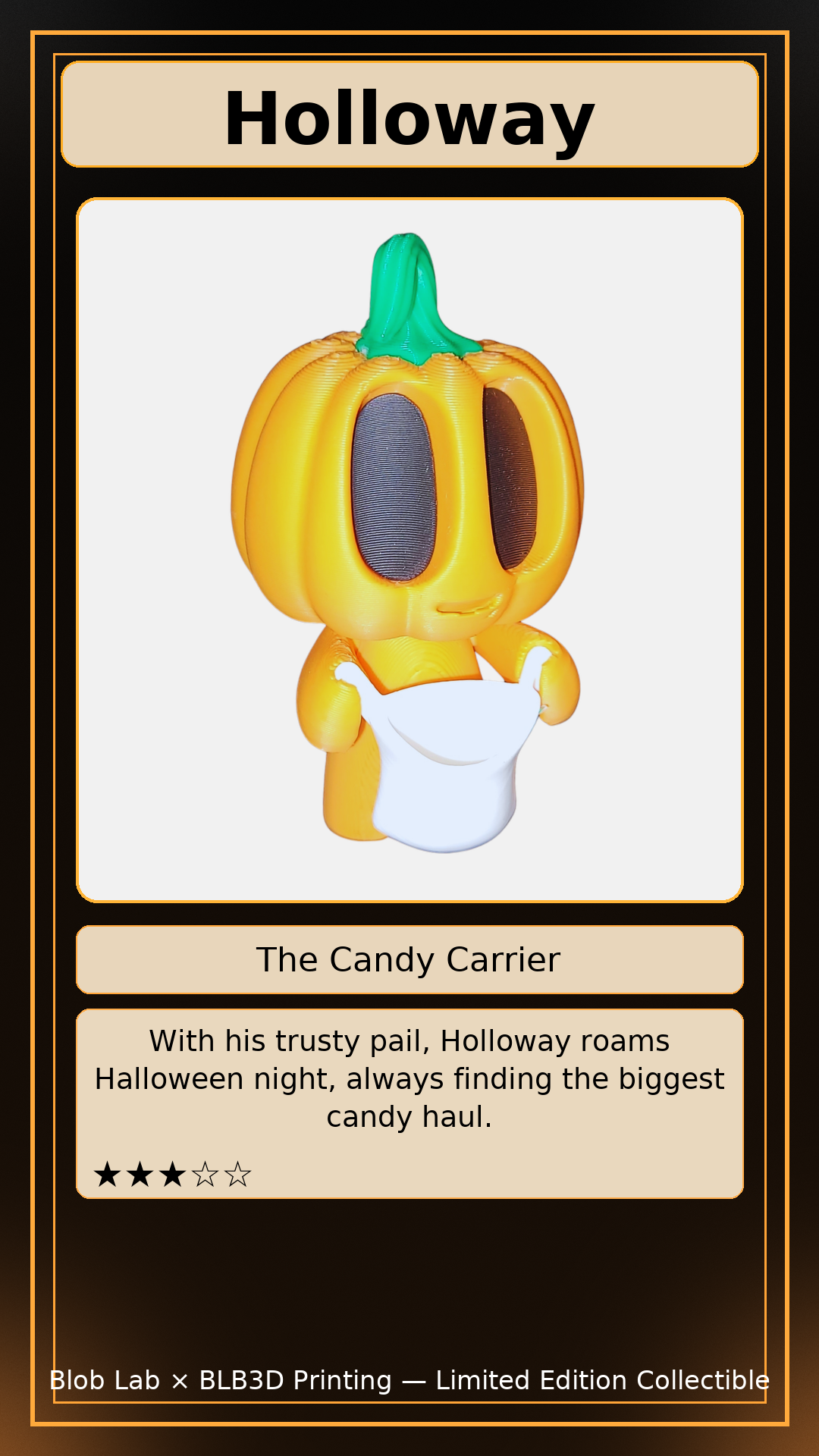 Holloway — The Candy Carrier - BLB3d Printing